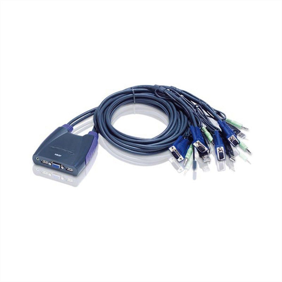 CS64US KVM Switch VGA, USB, Audio, 4 Ports Computer-Adapter