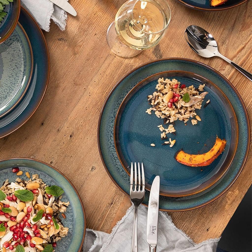 like. by Villeroy & Boch Kombiservice Crafted Einsteiger-Set 8er Set (8-tlg), 2 Personen, Porzellan