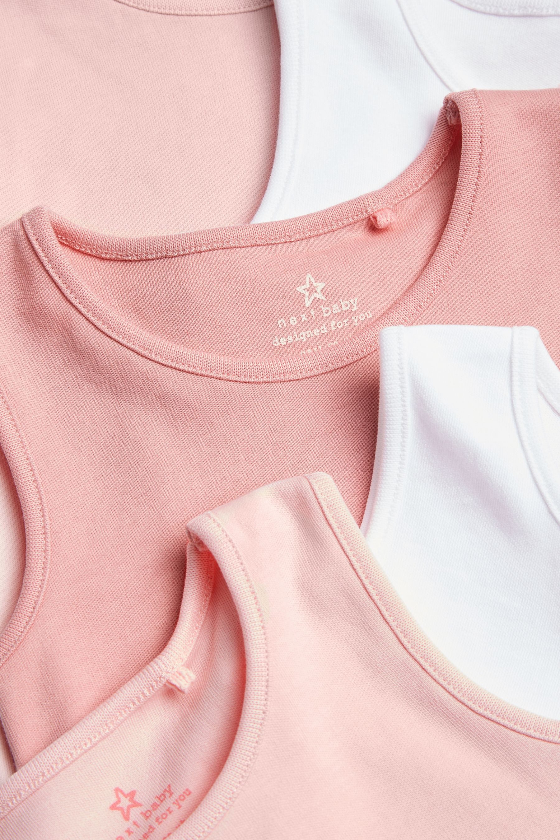 Next Kurzarmbody 5er-Pack ärmellose Baby-Bodysuits (5-tlg)
