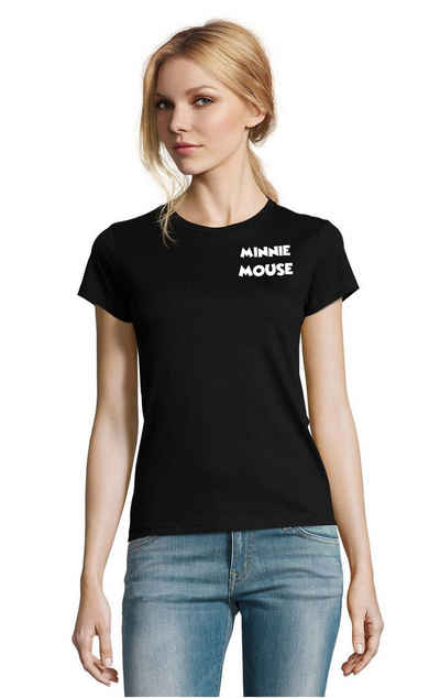 Blondie & Brownie T-Shirt Damen Minnie Mouse Mickey Film Serie Cartoon Maus