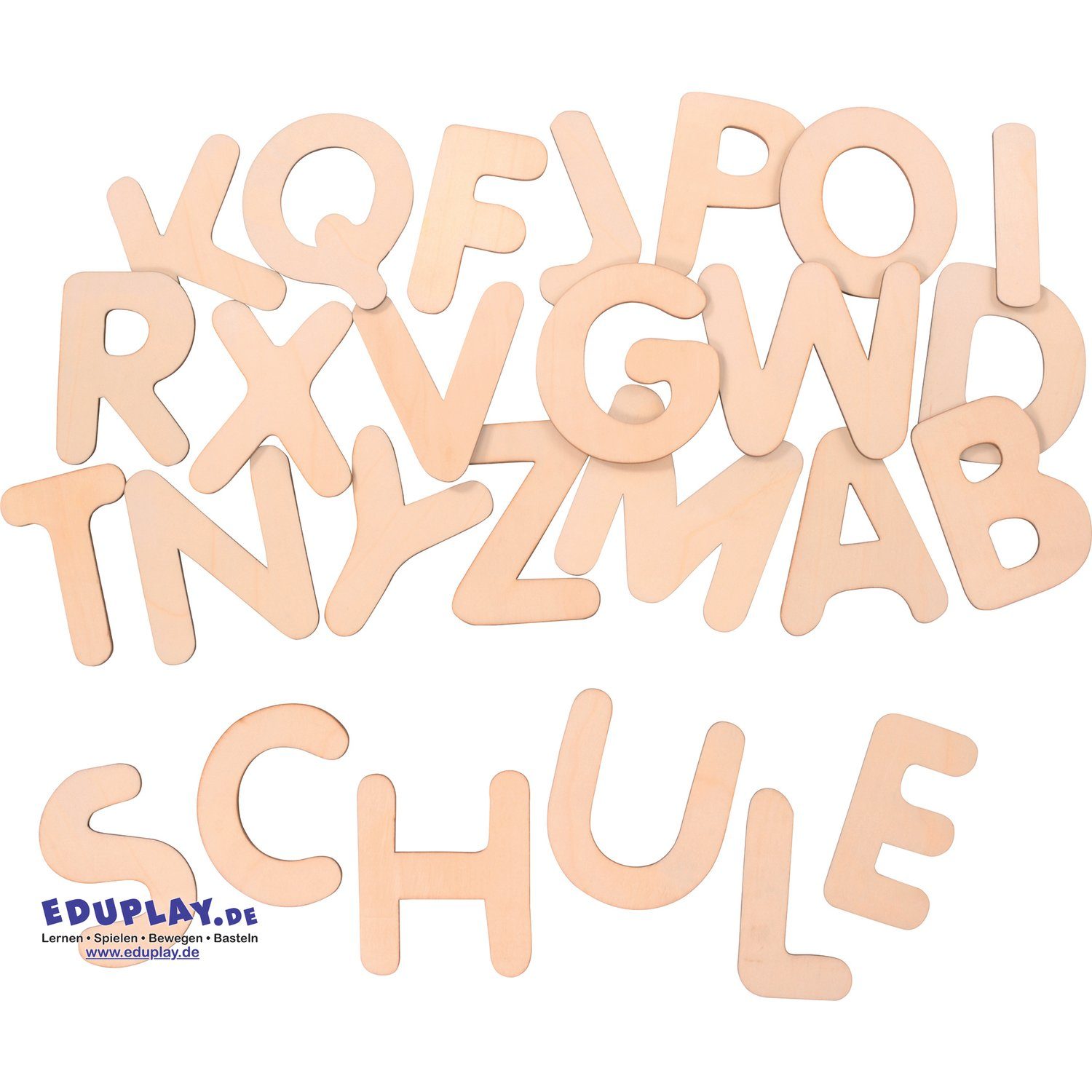EDUPLAY Lernspielzeug Holzbuchstaben A-Z günstig online kaufen