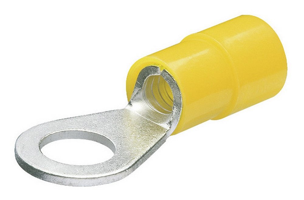 Knipex Ringkabelschuh, 100 Stück, Kabelschuh Ringform gelb 5 4-6mm2 a