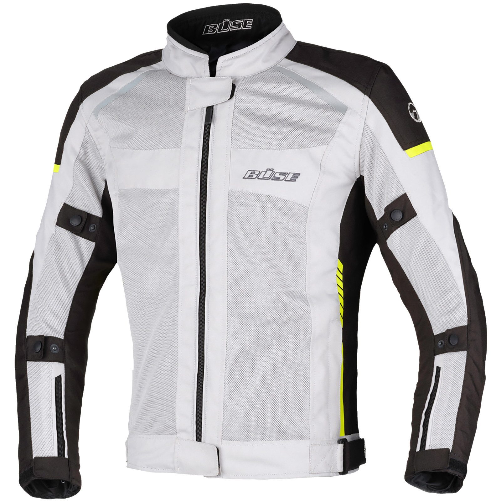 Büse Motorradjacke Büse Santerno Textiljacke hellgrau Damen atmungsaktiv