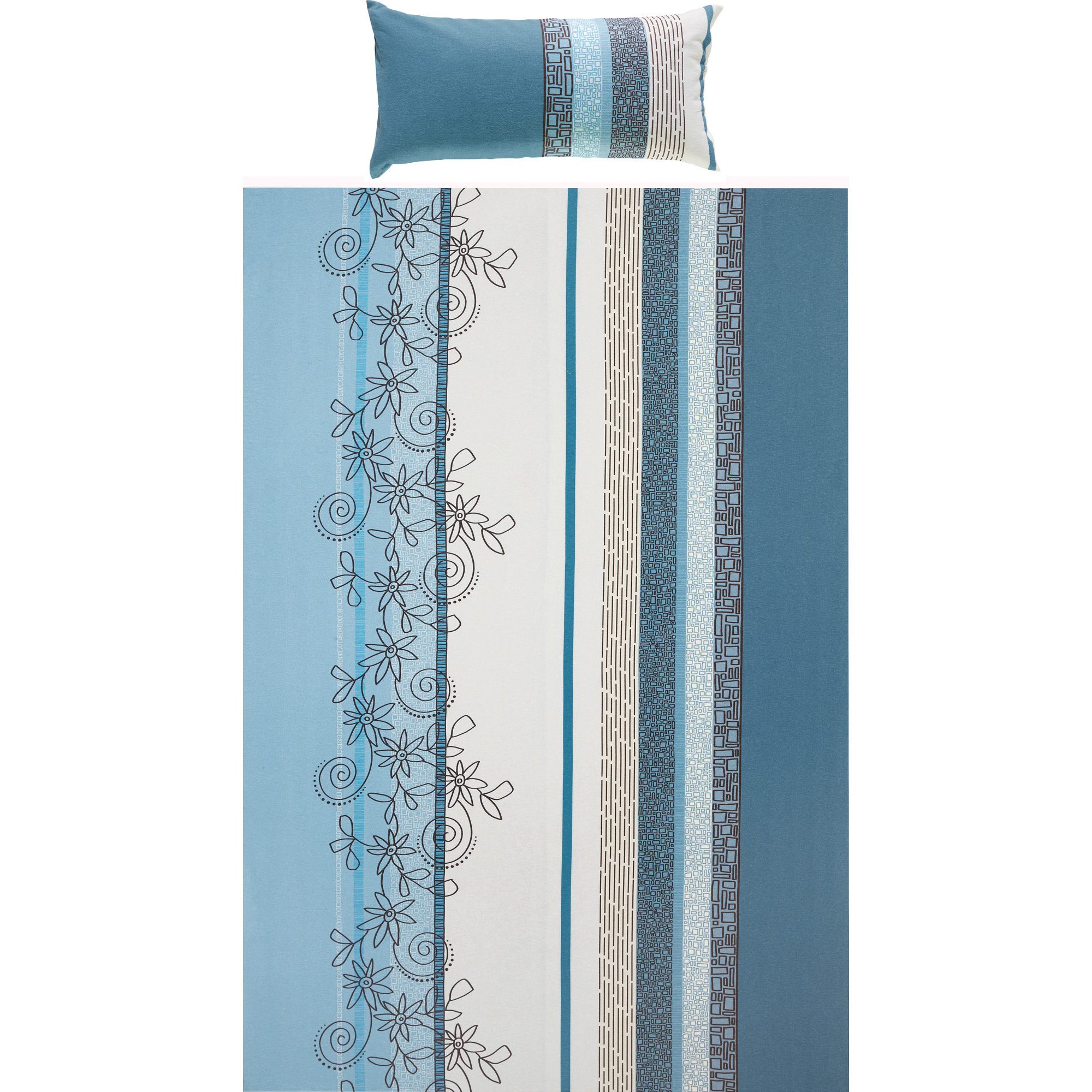 Erwin Müller Bettwäsche Bettwäsche, Biber, Streifen günstig online kaufen