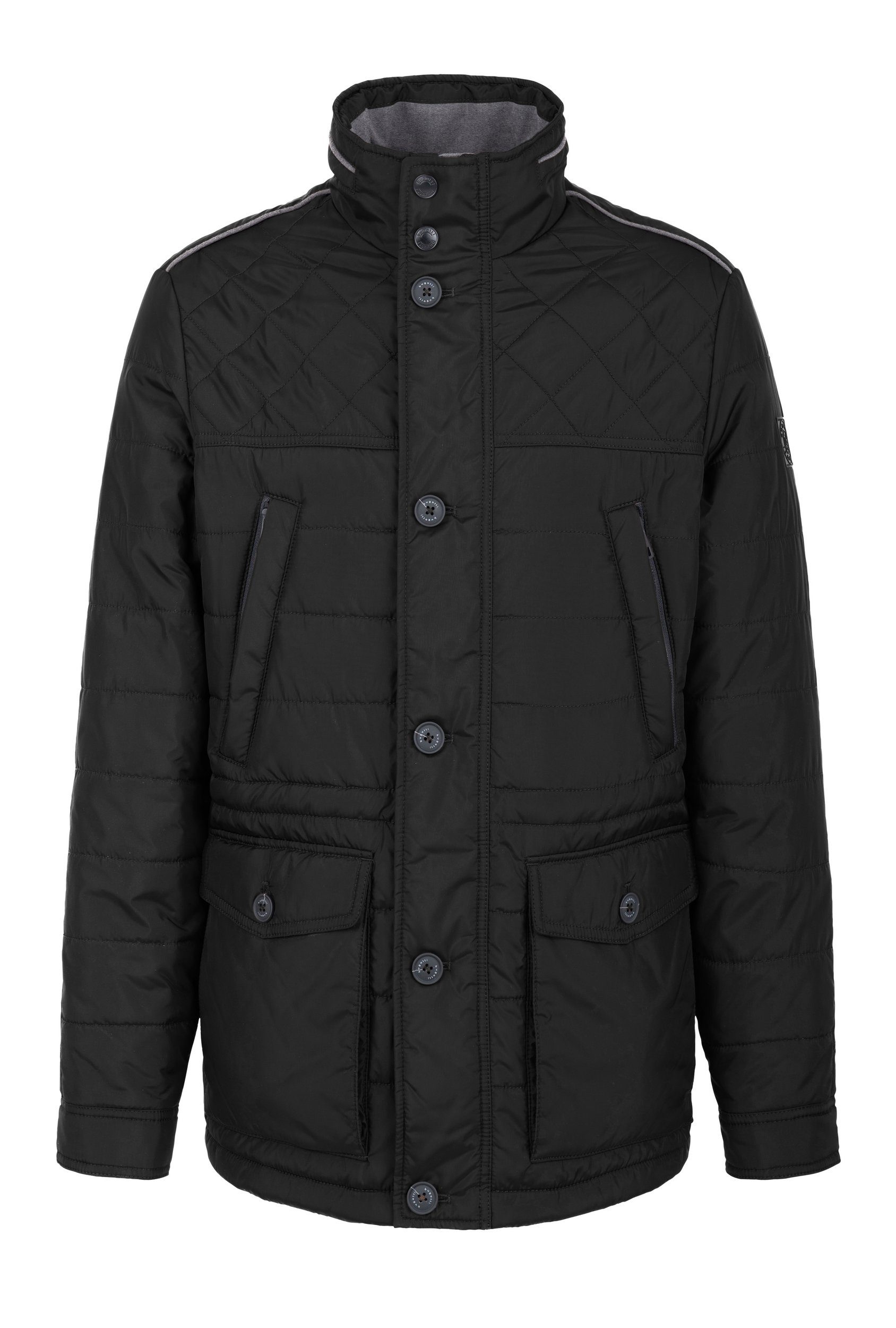 N Bugatti Herren Strickjacke Baumwolle/Kaschmir (95/5%) Mit