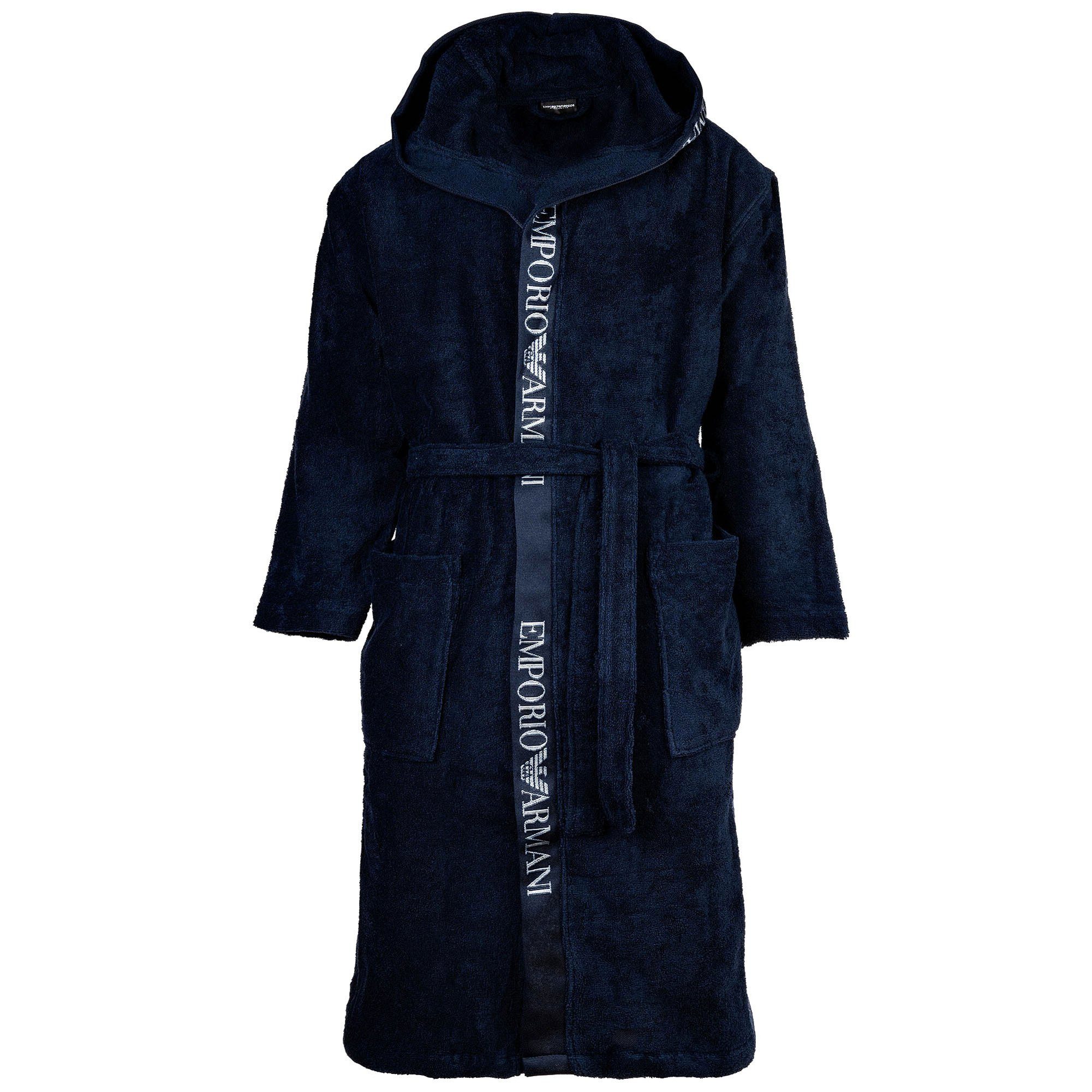 Emporio Armani Bademantel Herren Bademantel Baumwolle Sponge, Baumwolle