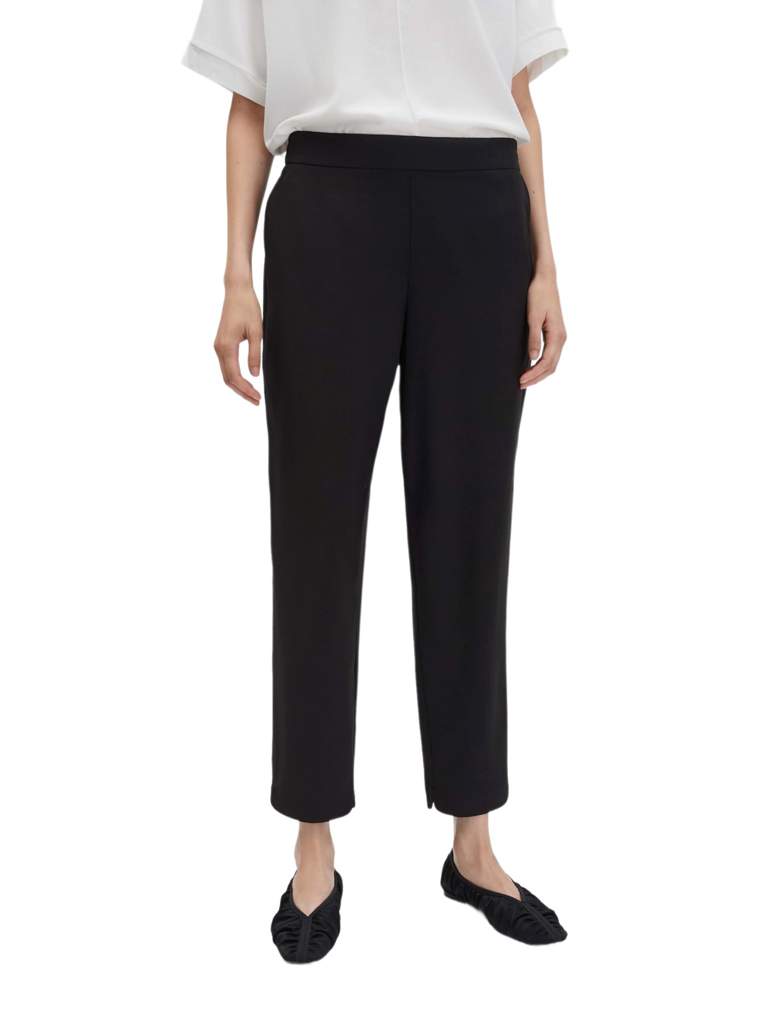 someday Stoffhose schwarz, Casual, Polyester, Unifarben, Relaxed Fit