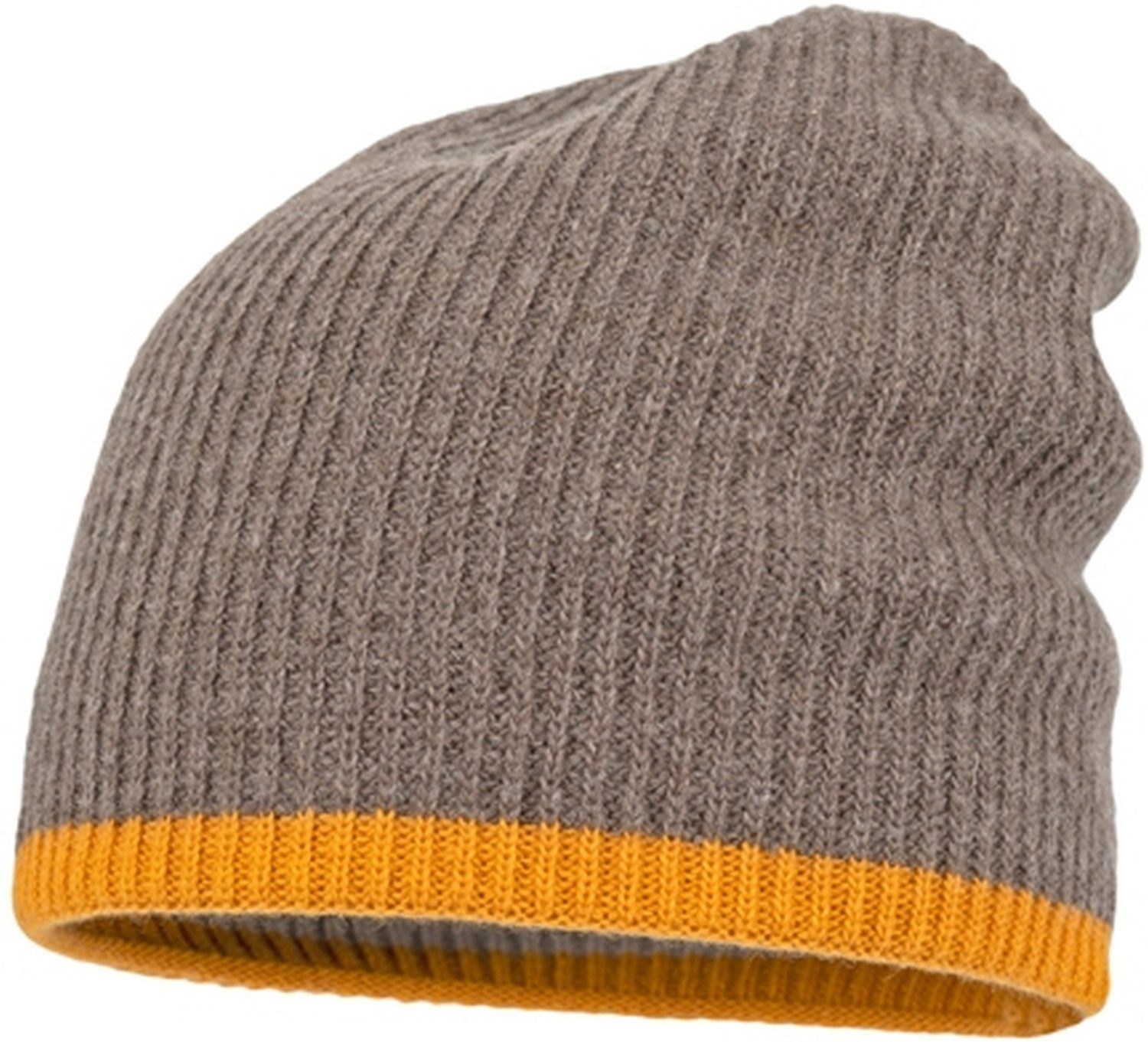 Balke Strickmütze Reversible 3-farbige Rippstrick-Mütze Kaschmir-Wolle-Mix günstig online kaufen