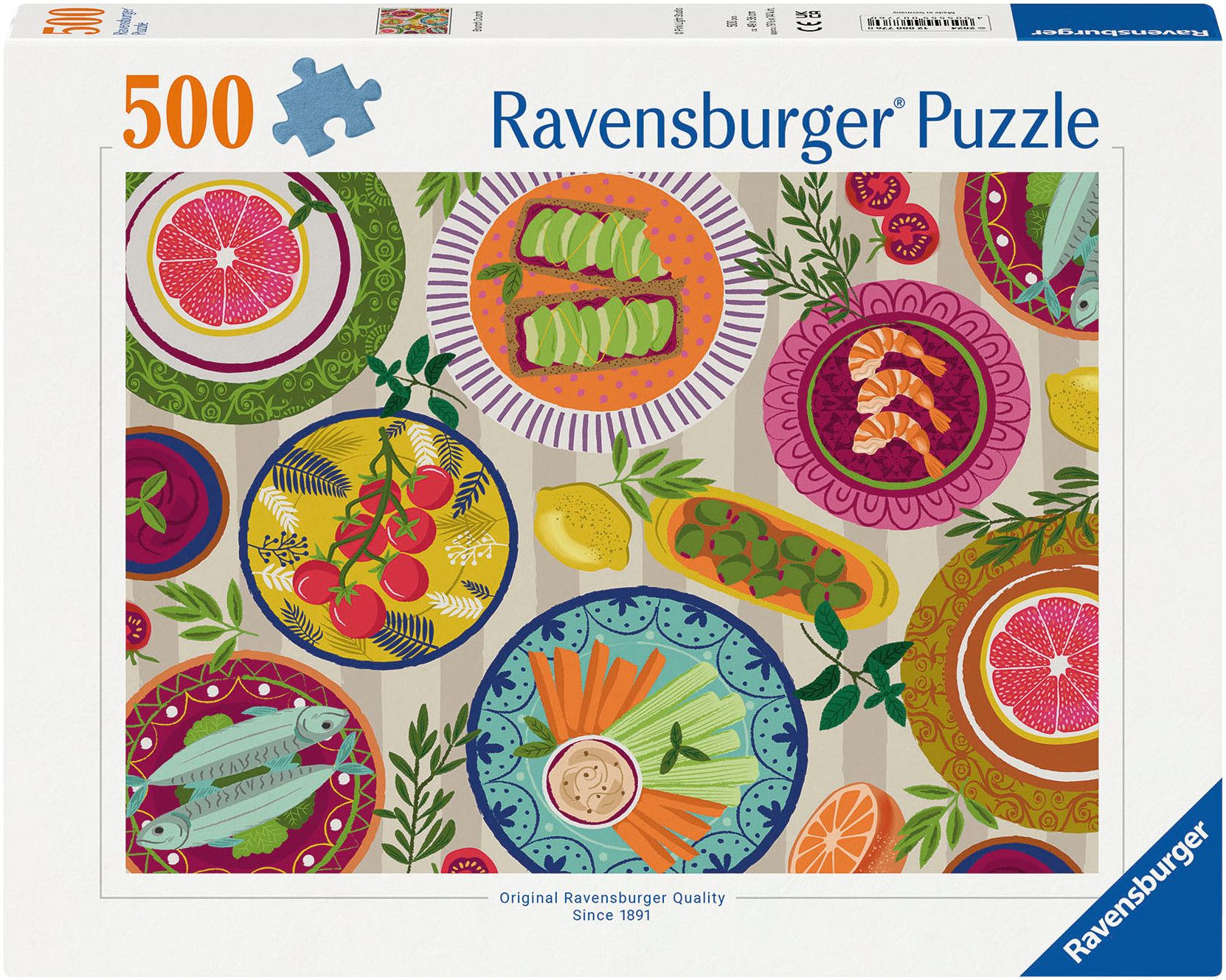 Ravensburger Puzzle Leckeres Picknick, 500 Puzzleteile, Made in Germany günstig online kaufen