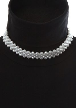 Firetti Collier Choker im eleganten Look, breites Design, mit Acrylperle