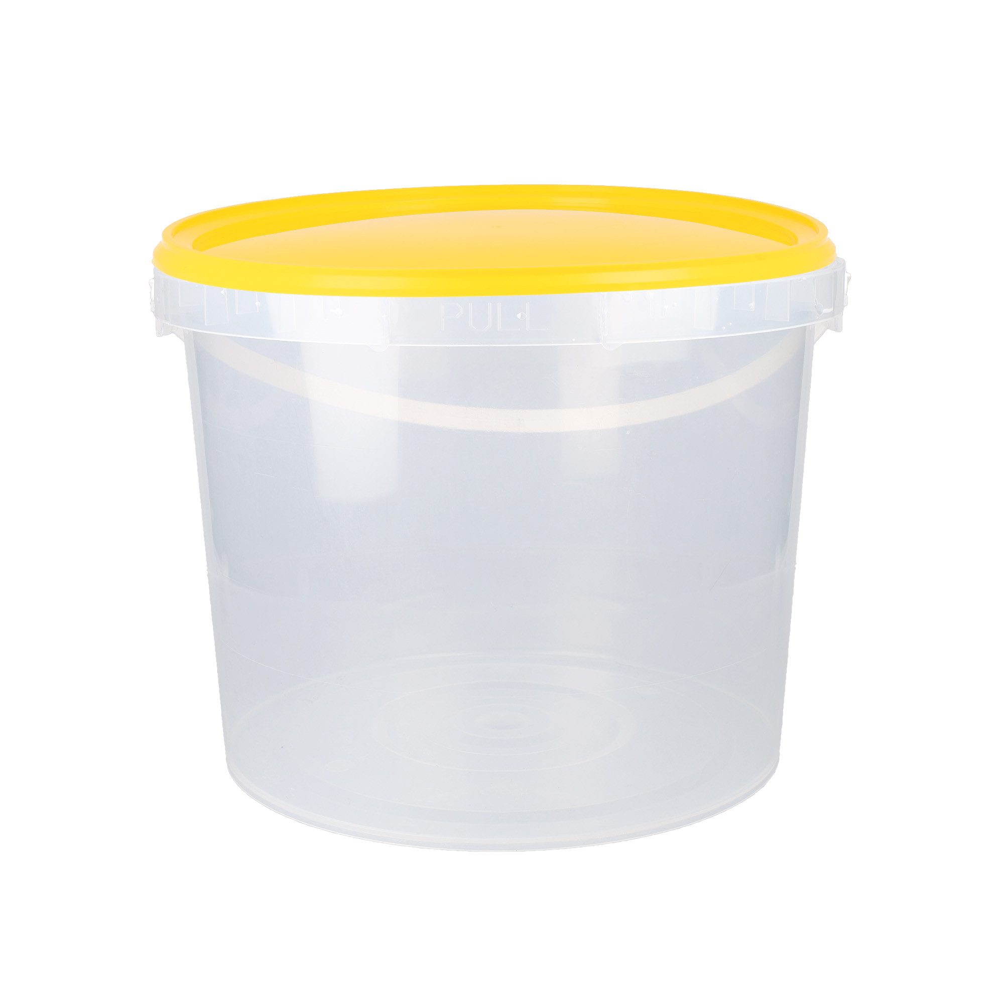 FixedByU Putzeimer Eimer mit Kunststoffgriff, PP, rund, 5 Liter, Lebensmittelecht, (Eimer-Set, 1-tlg., Eimer mit Deckel), luftdicht, stapelbar, lebensmittelecht, rutschsicher, recyclebar