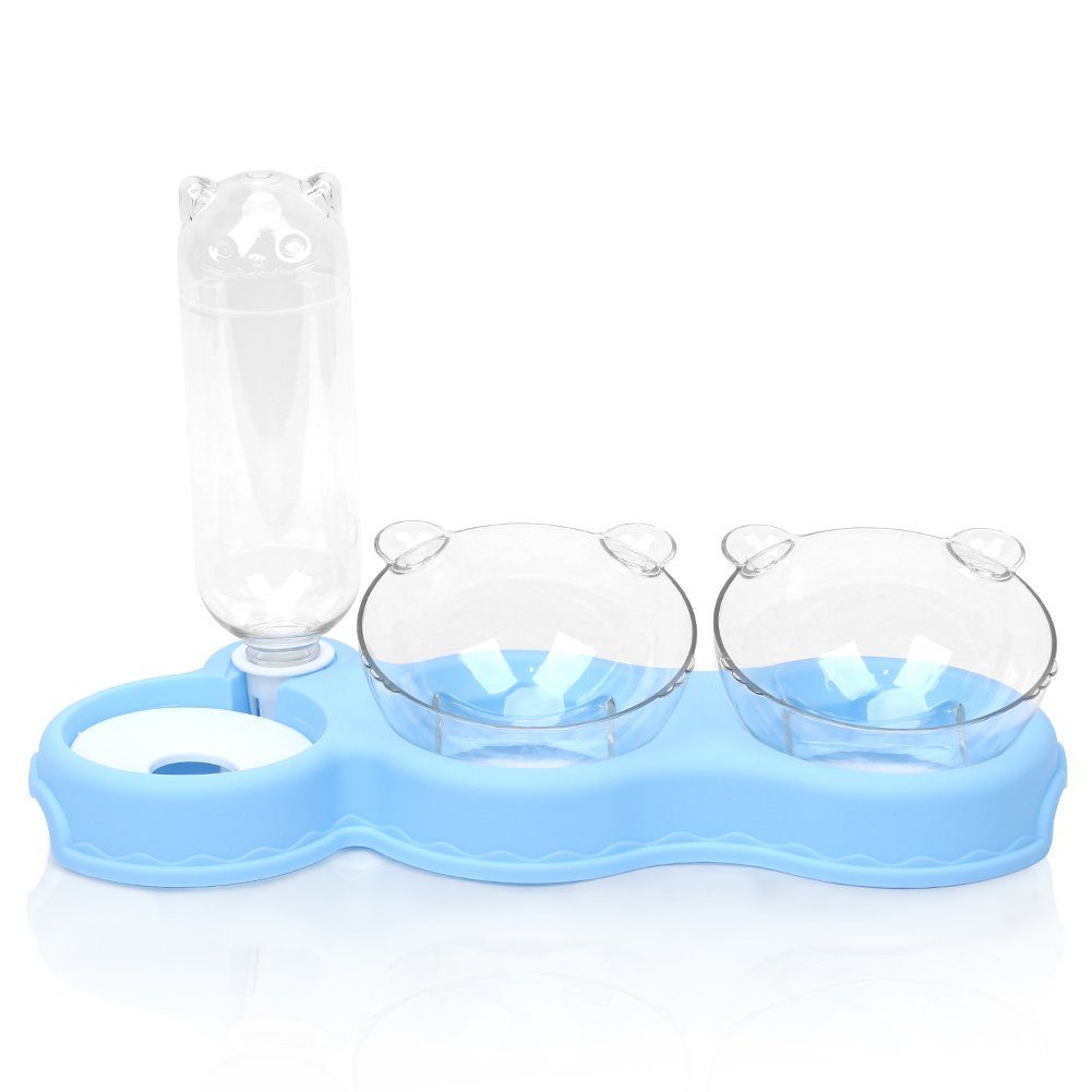 OSTWOLKE Trinkbrunnen Haustier Futternapf Katzennapf 15°Neigbar günstig online kaufen
