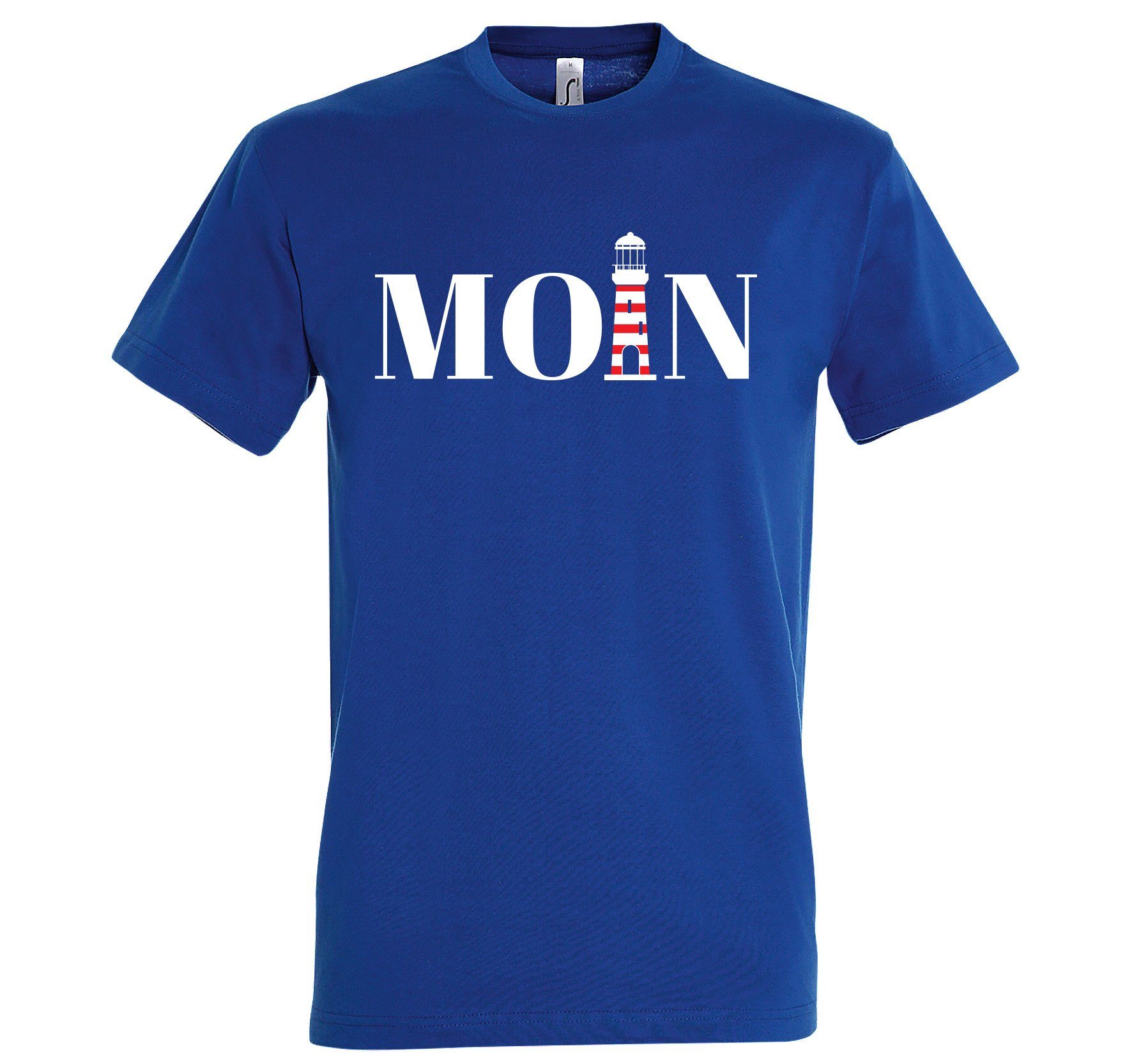 Frontprint Youth Moin Royal Leuchtturm mit Herren Designz trendigem T-Shirt Shirt