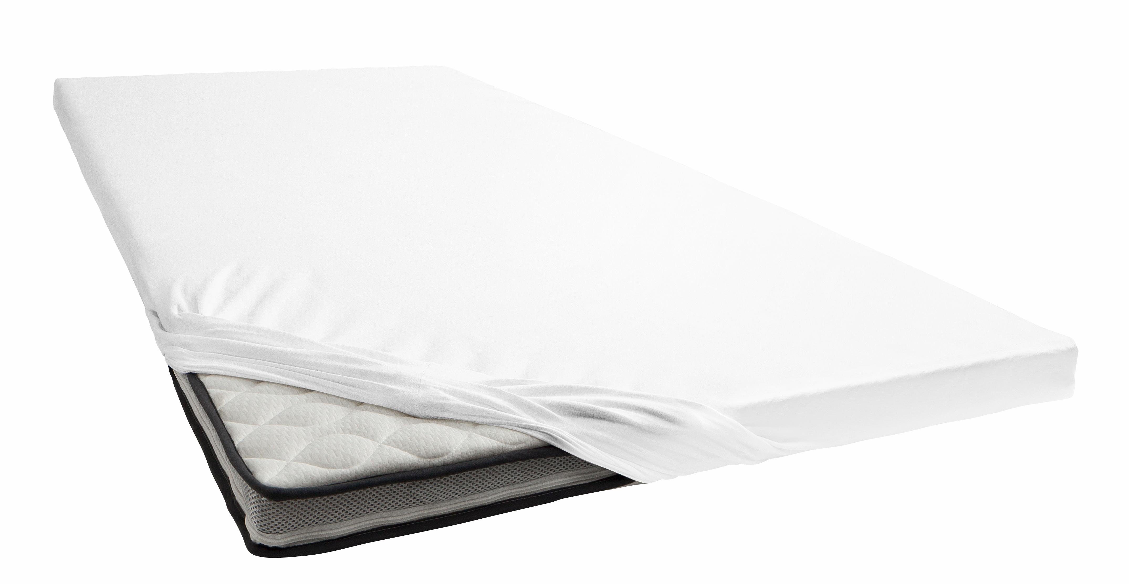 bellana Spannbettlaken bellana deluxe für Topper, mit Elasthan, Premium Jersey 230 g/m², Jersey, Gummizug: rundum, (1 Stück), mit 5% Elasthan, für Topper mit 4-10cm Höhe, bügelfrei, faltenfrei