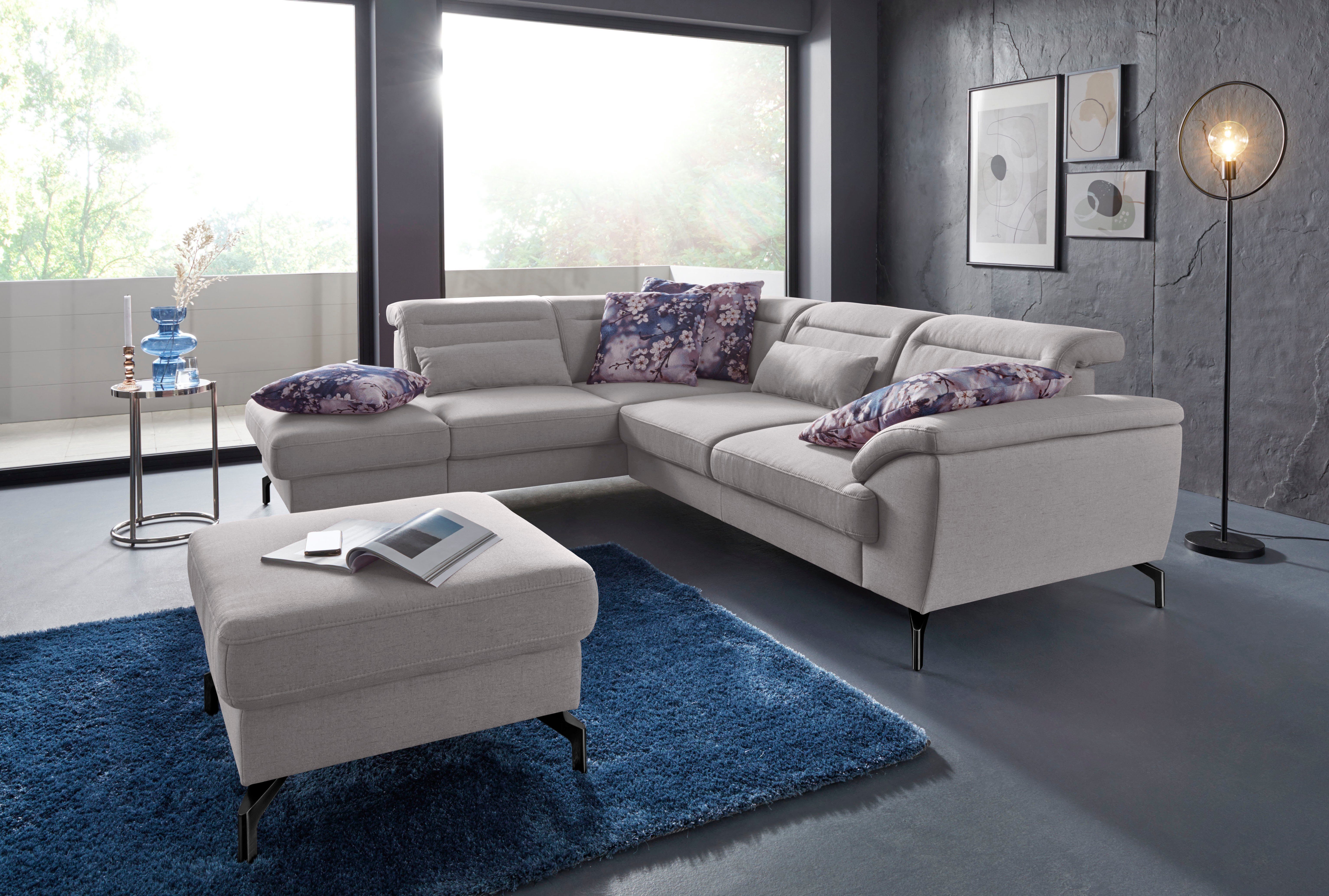 sit&more Ecksofa Percy L-Form, 15 cm günstig online kaufen