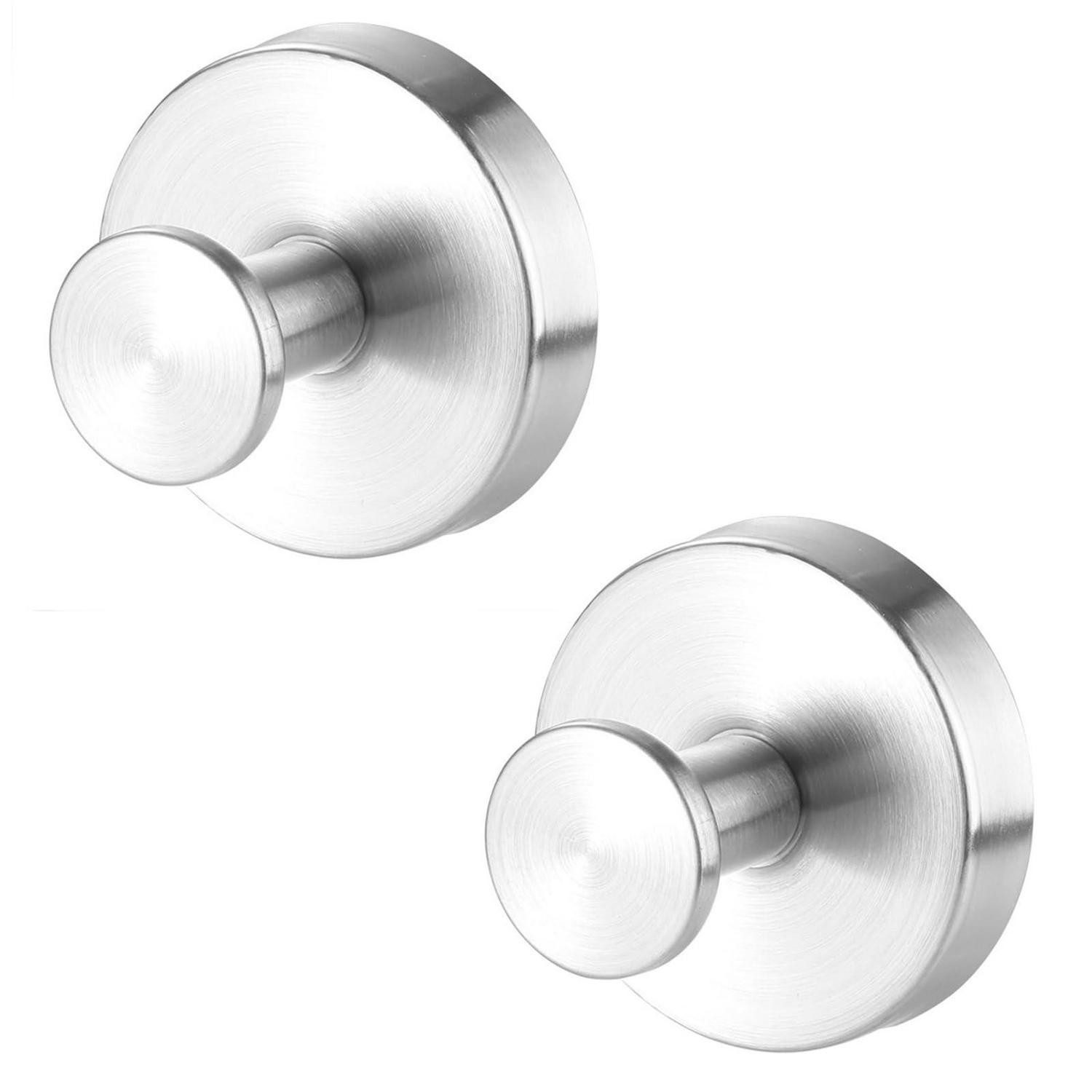 LuxusKollektion Handtuchhaken Saugnapf Haken 2er Set stark ohne Bohren, (2-St)