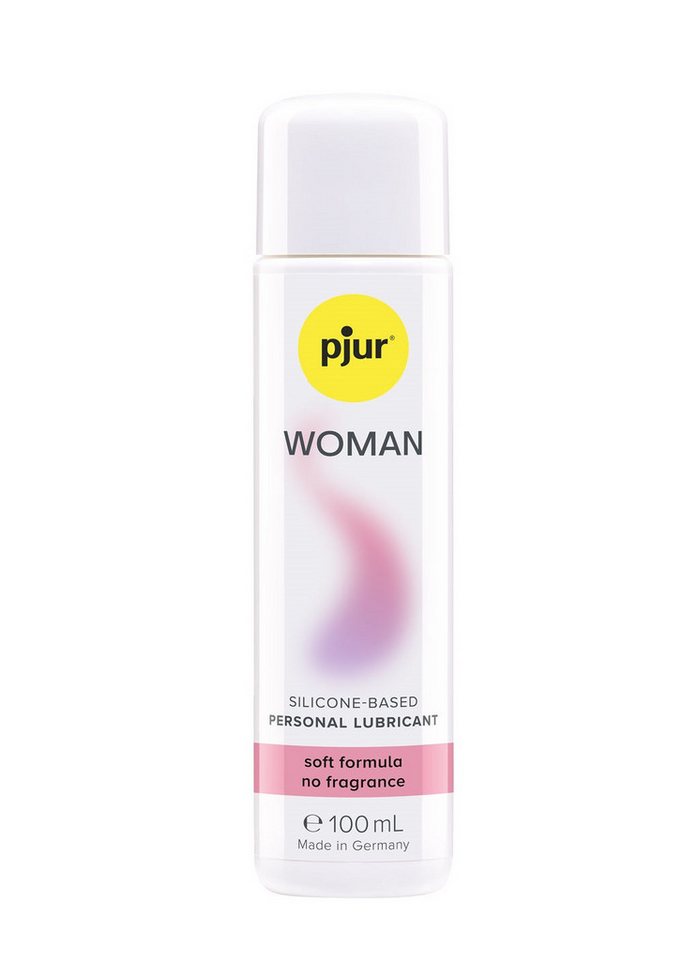 pjur Gleitgel Woman - Silikon basierendes Gleitgel - öl- und fettfrei - 100ml, für die empfindliche Haut der Frau hergestellt - Made in Germany