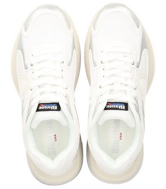 Blauer Sneaker Lederimitat/Textil Sneaker