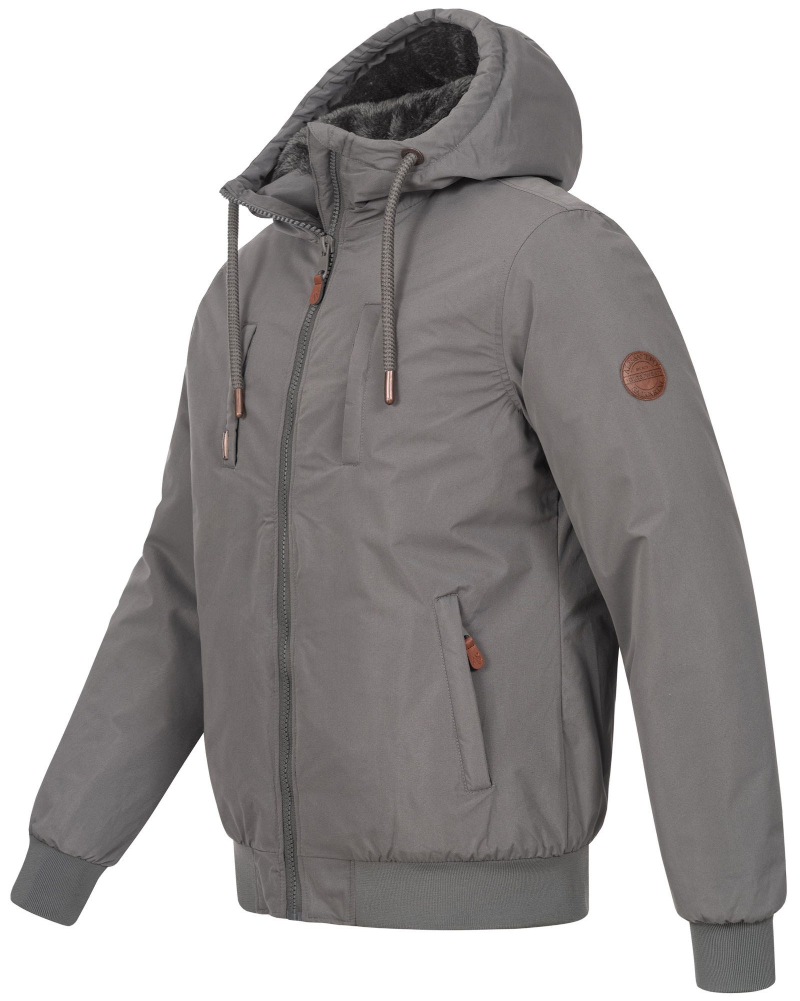 Alessandro Salvarini Winterjacke ASWeighty mit weichem Teddyfell innen