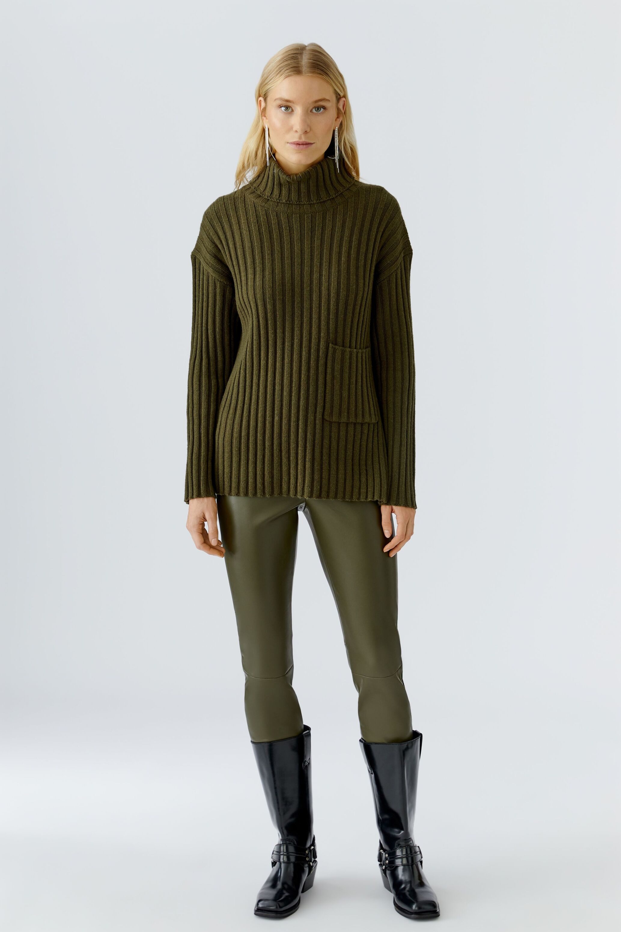 Oui Rollkragenpullover