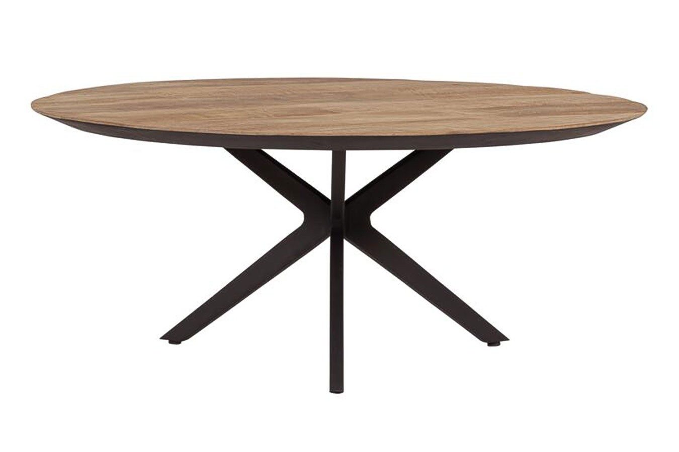 DTP Couchtisch Couchtisch Metropole Teak Metall D 90 cm