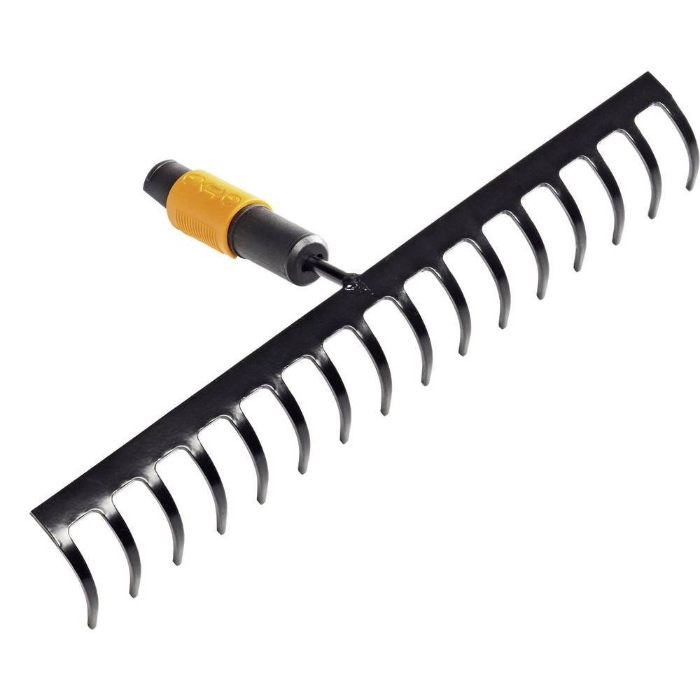 Fiskars Gartenrechen QuikFit Rechen mit 16 Zinken