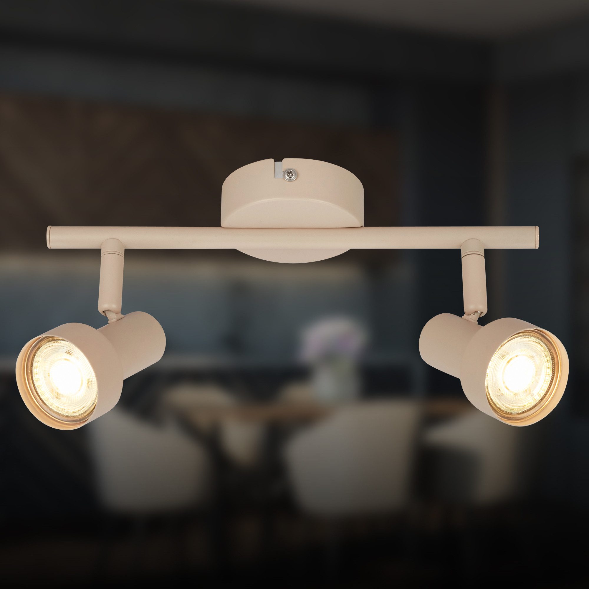 Briloner Leuchten Deckenspot LED Wandlampe Innen Wohnzimmer GU10, exkl. Leuchtmittel, ohne Leuchtmittel, 2700K - Extra - Warmweiß, Wandlampe, 12x8x12,3cm, Schwarz, max.40W, GU10, Innen, Wohnzimmer