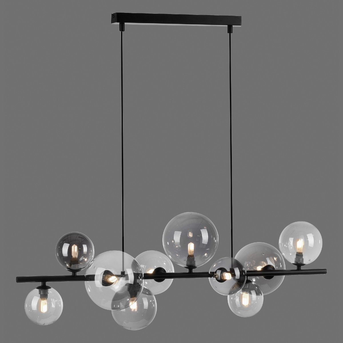 Paul Neuhaus Pendelleuchte Popsicle, inkl. Leuchtmittel, Warmweiß, Rauchgla günstig online kaufen