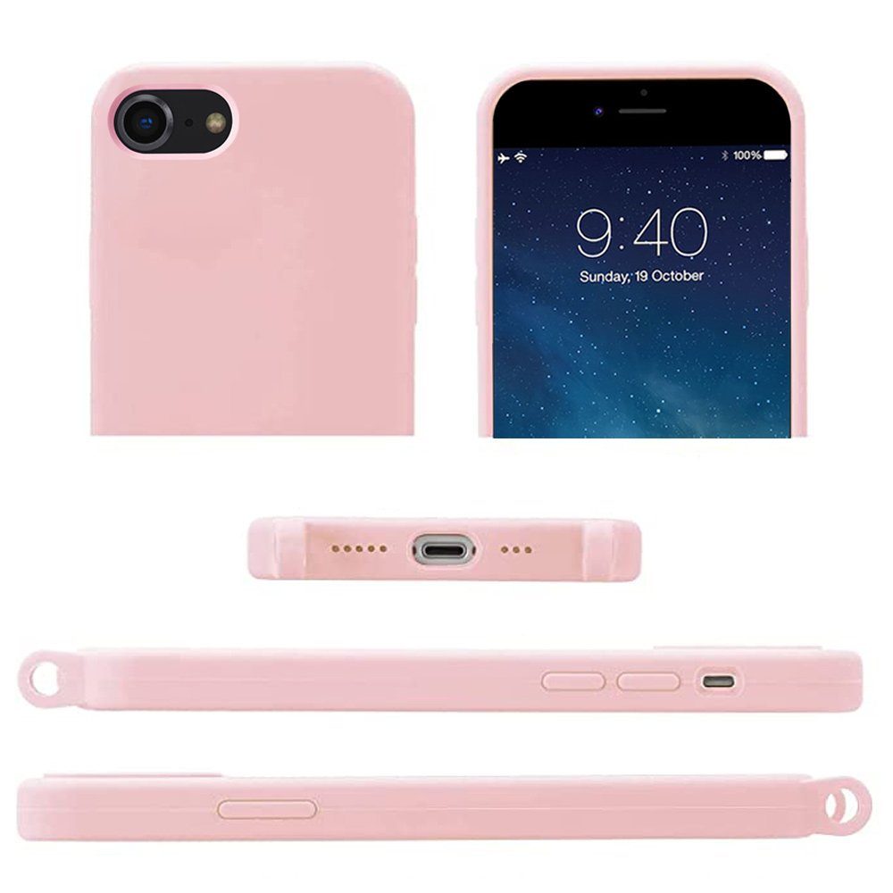 FITSU Handykette Handyhülle mit Band für iPhone 8 Handykette 4,7 Zoll, Handyhülle zum Umhängen Handyband Handyhülle mit Band Handykette