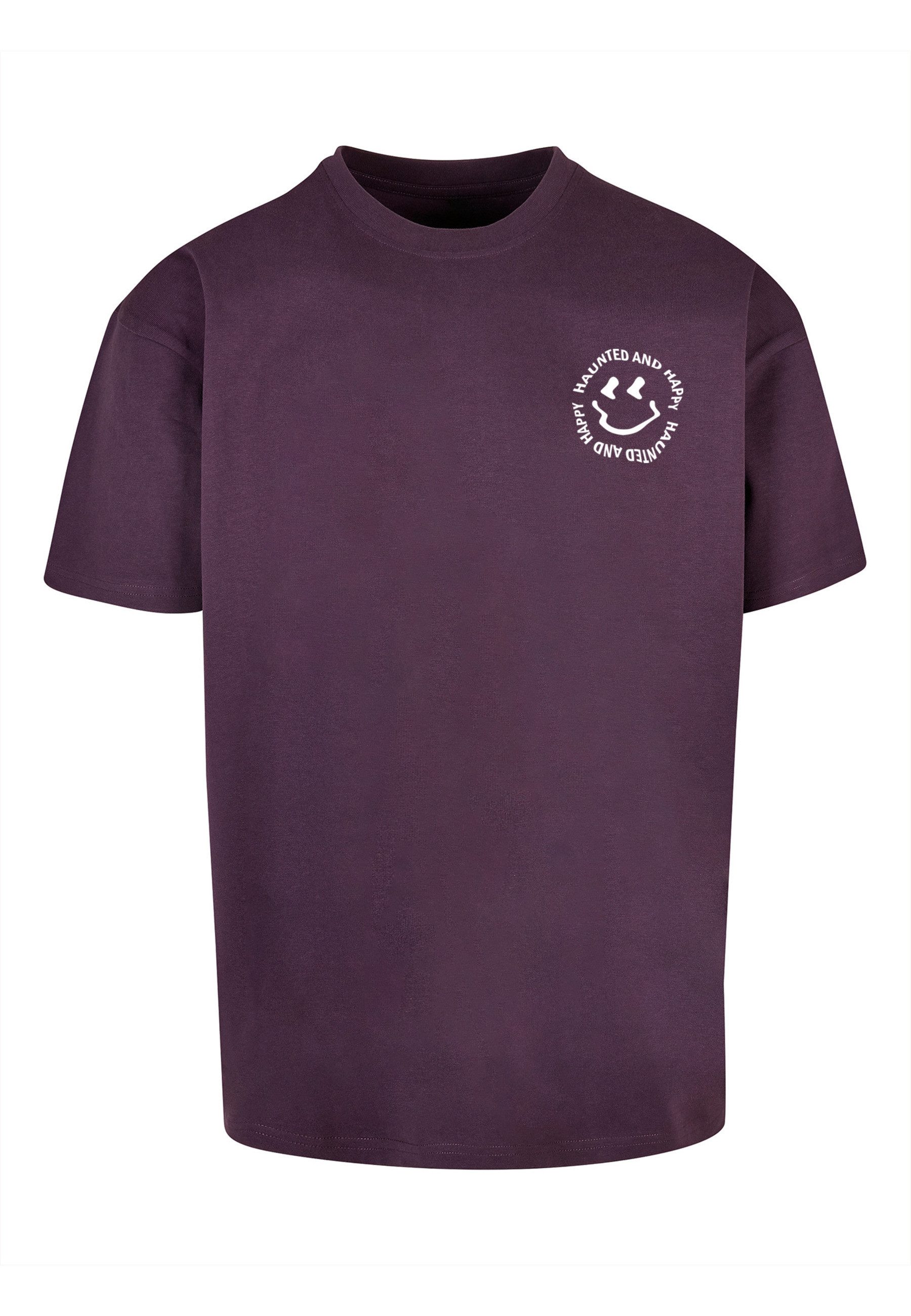 T-Shirt Merchcode Halloween - Haunted and Happy Tee