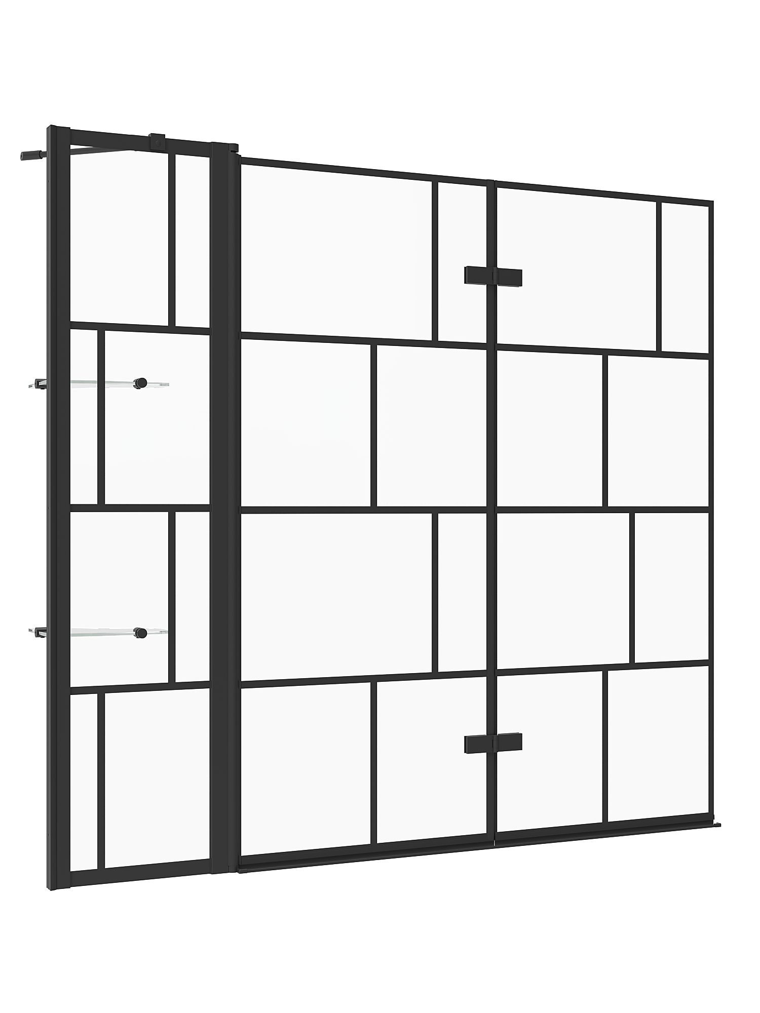 AQUALAVOS Badewannenfaltwand Duschabtrennung Badewannenaufsatz Falttür Glas günstig online kaufen