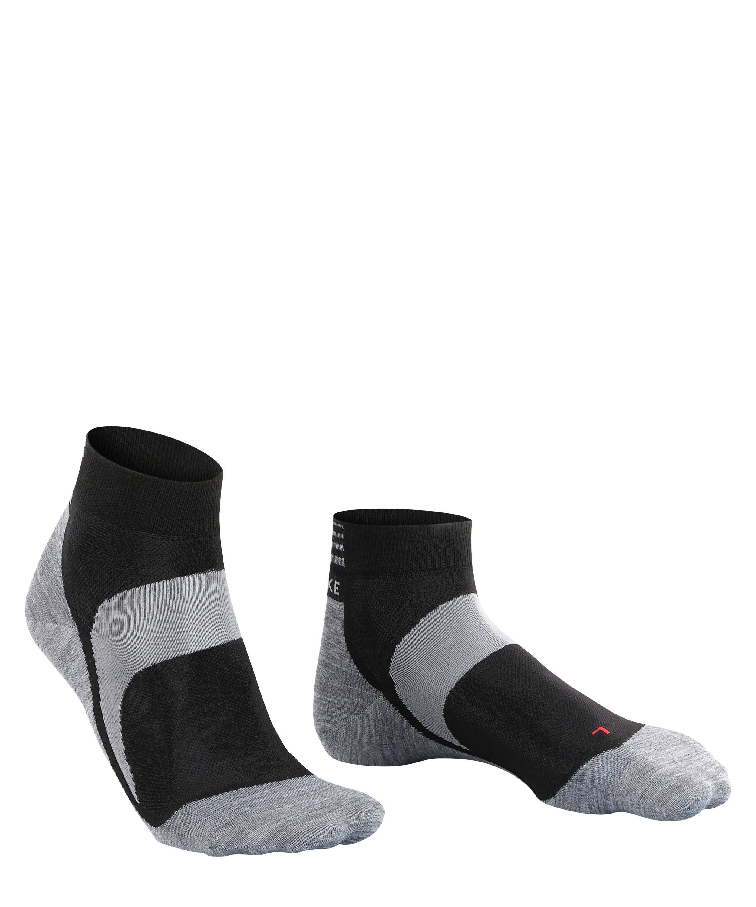 Polsterung leichter extra Sportsocken black-mix (1-Paar) FALKE (3010) Short BC6 Pro mit