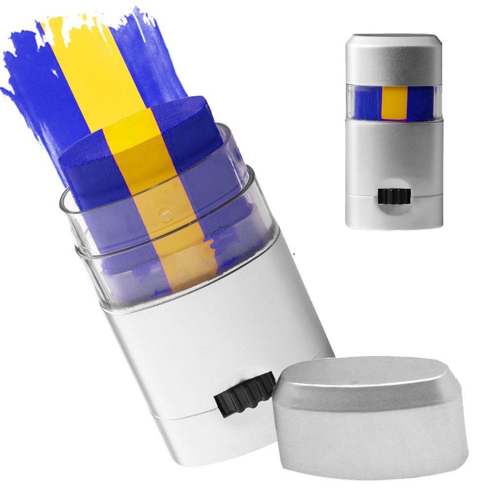 Taffstyle Schminkstift Schminkstift Schminke Fahne Fussball Fanartikel Land Ukraine, EM WM Länderflagge Flagge Handball Eishockey Basketball Fussball