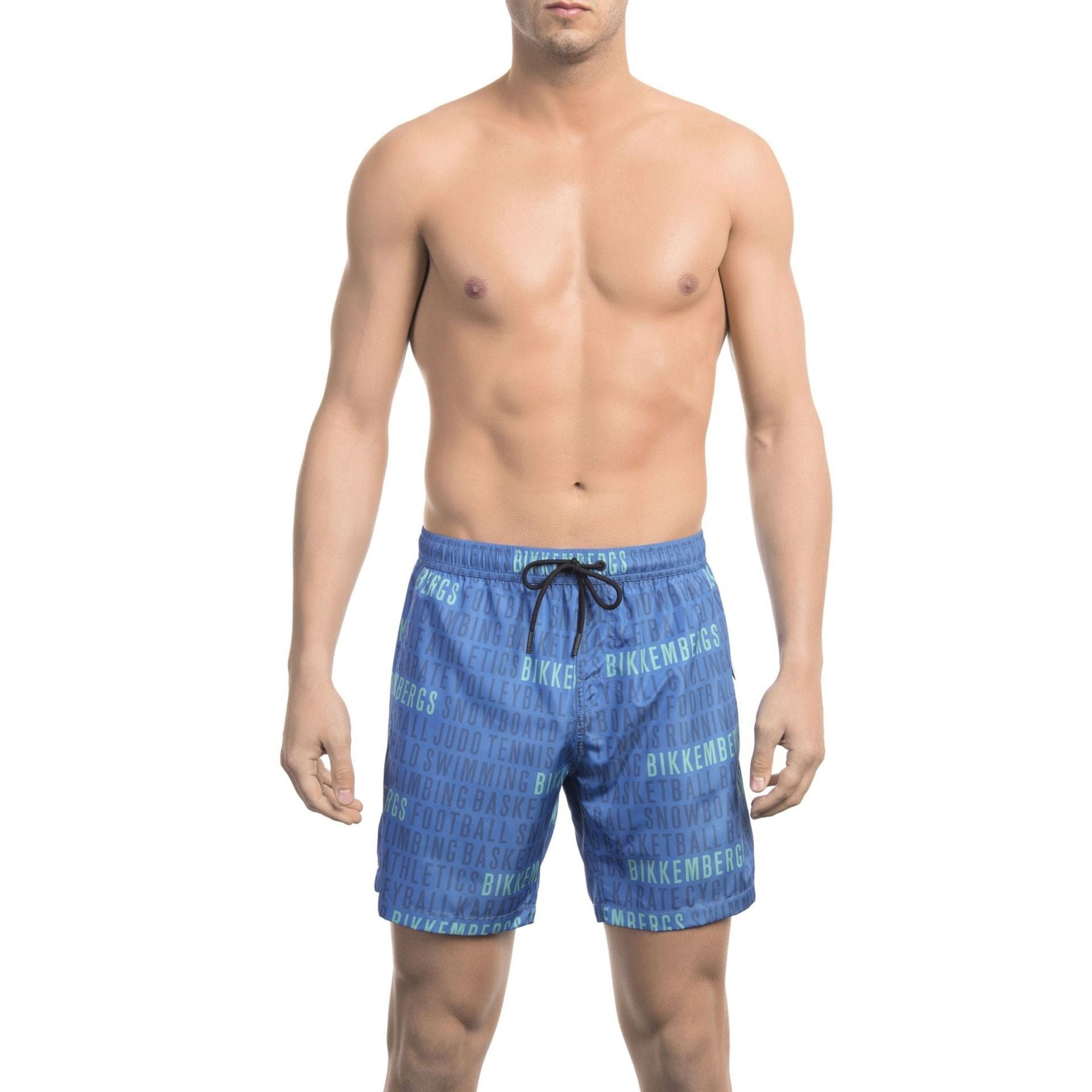 Boxershorts, Beachwear, deinen Bikkembergs Herren Sommerurlaub Blau Must-Have Badeshorts Bikkembergs für
