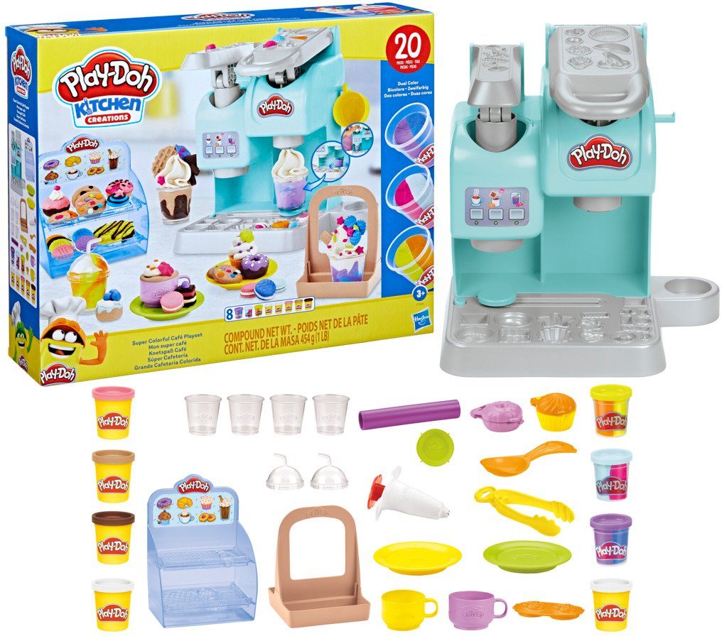 Hasbro Knetform-Set Play-Doh Knetspaß Café