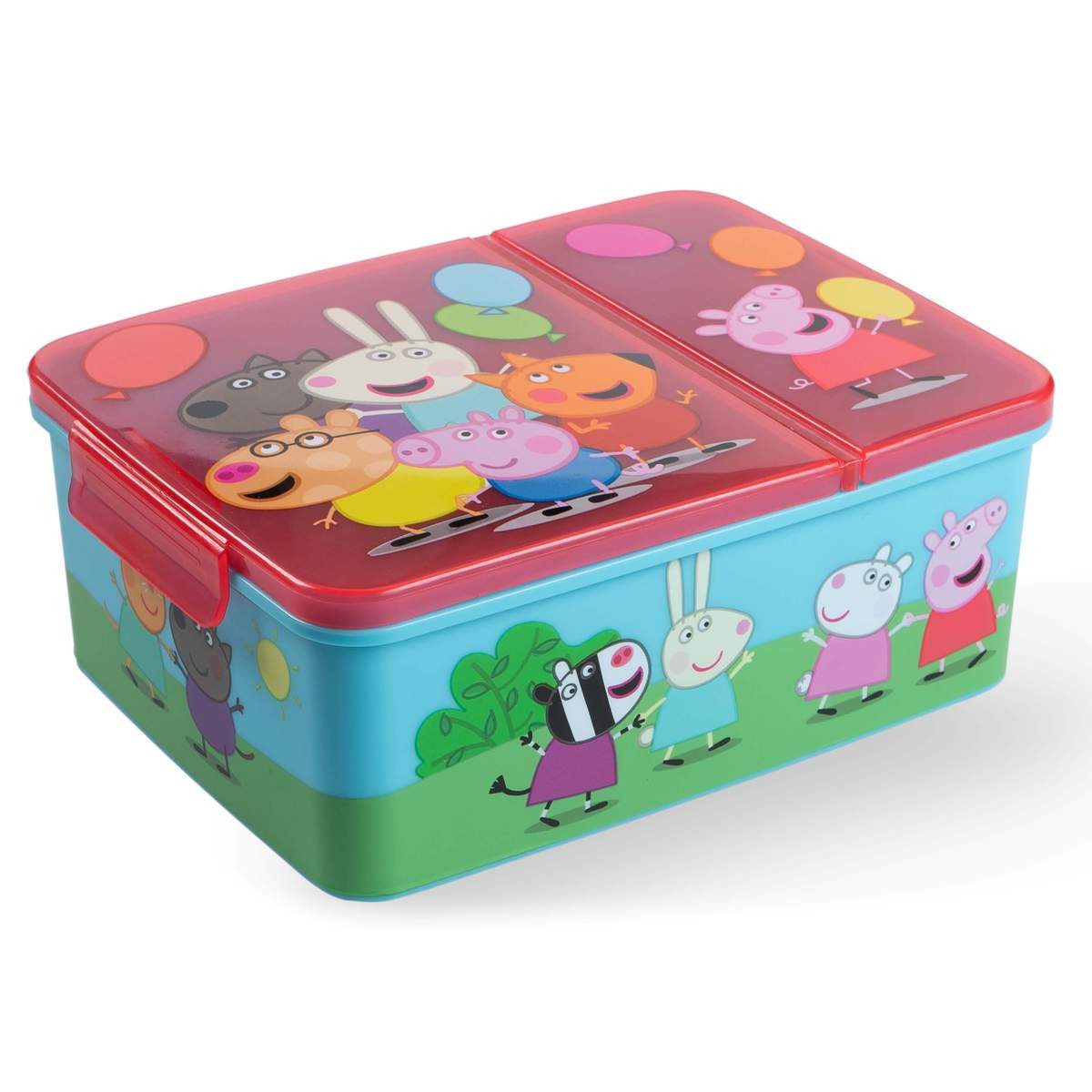 p:os Frischhaltedose Brotdose Peppa Pig zweigeteilt 580ml