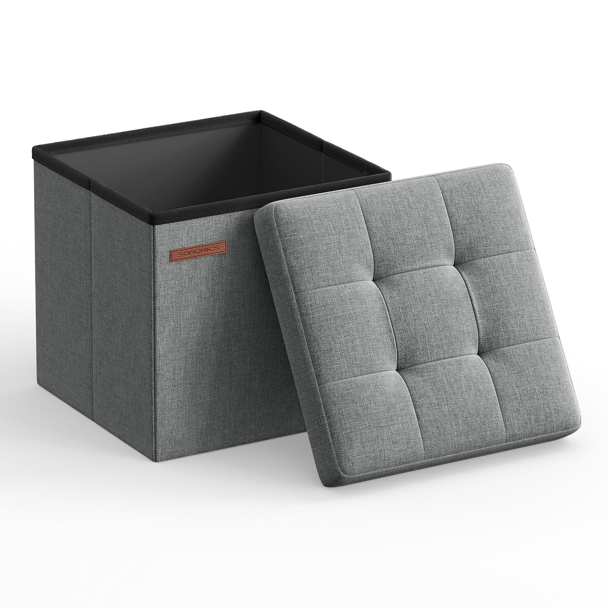 SONGMICS Sitzhocker (1 St), mit Stauraum faltbarer Hocker Sitzwürfel 30x30x günstig online kaufen