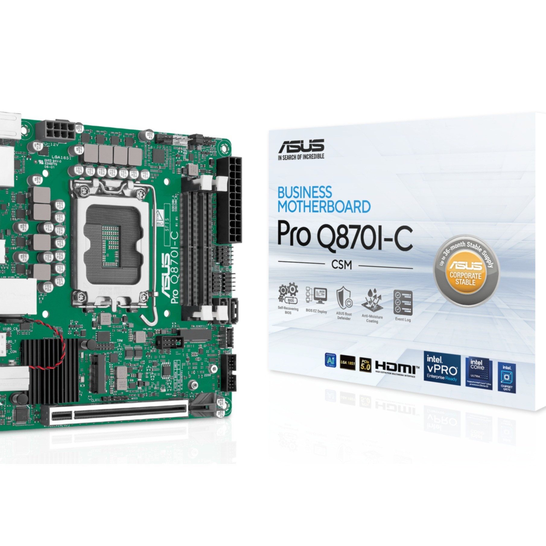 Asus PRO Q870I-C-CSM Mainboard