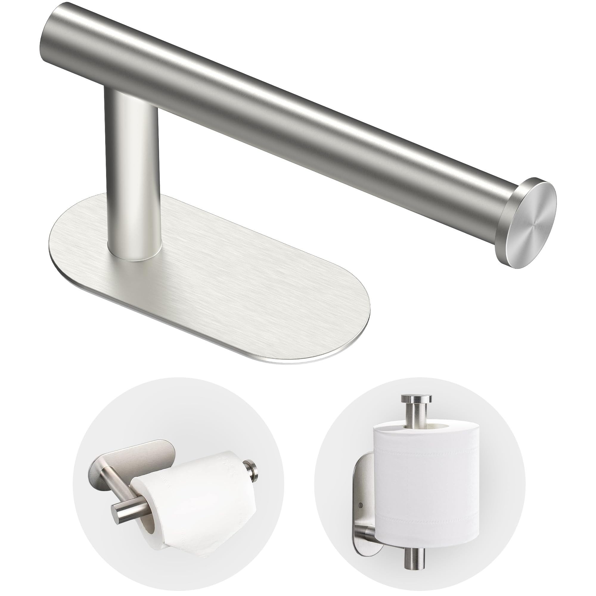 MC Star Toilettenpapierhalter WC Edelstahl ohne Bohren Klopapierhalter selb günstig online kaufen