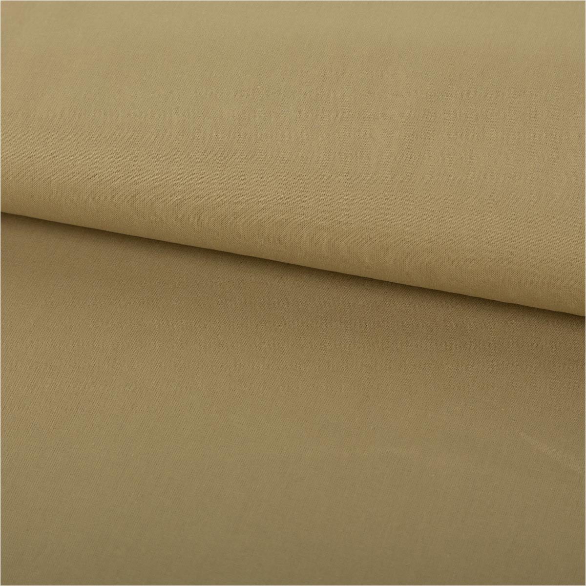 SCHÖNER LEBEN. Stoff Baumwollstoff Meterware Popeline Stoff uni olivgrün 145cm, allergikergeeignet,atmungsaktiv,pflegeleicht