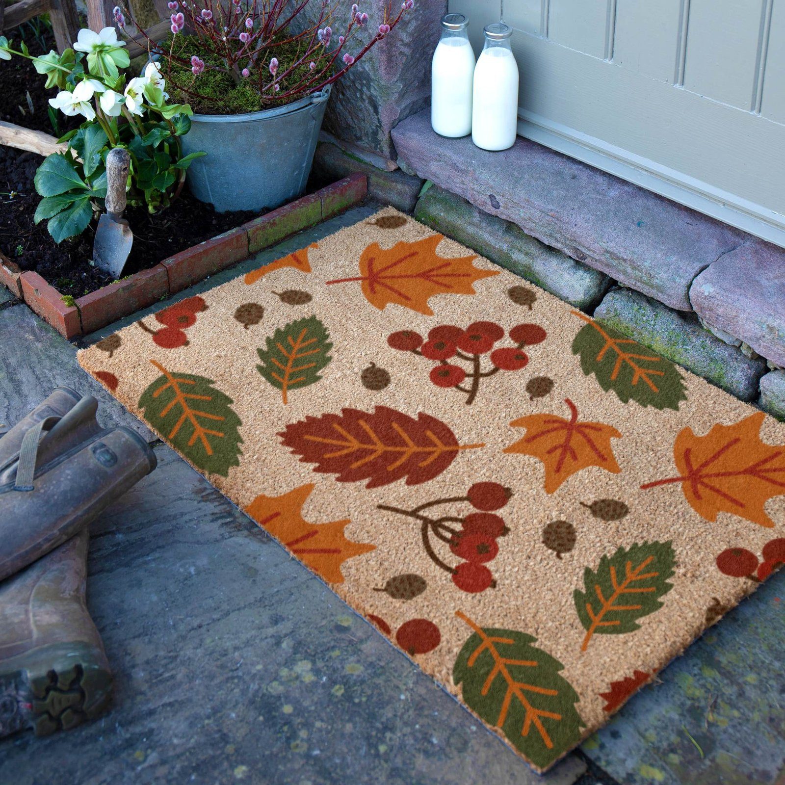 Artsy Mats Fußmatte Fußmatte Herbstblätter (90 x 60 cm)