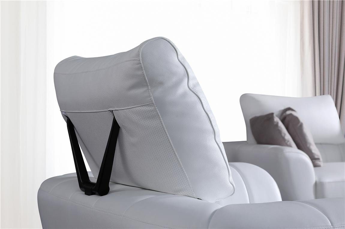 JVmoebel Europe 3+2 Design Sofa Ledersofa in Sitzer Modern Couch Wohnlandschaft Made Couchen, Sofa