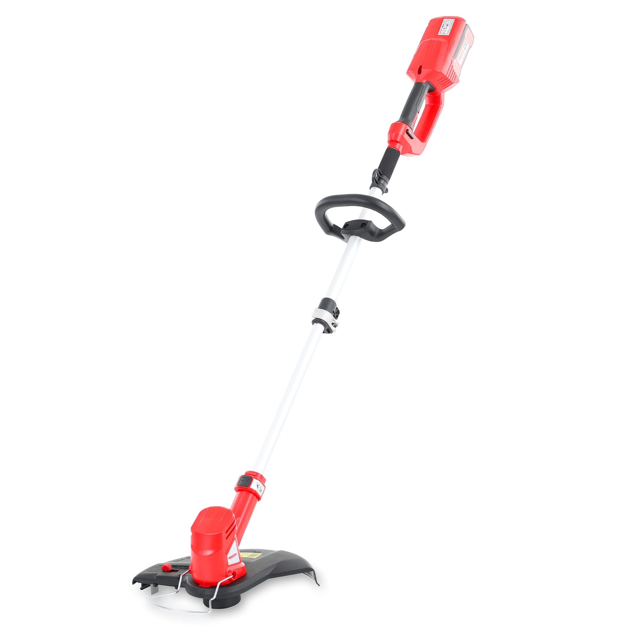 Hecht Akku-Rasentrimmer mit Teleskopstab Akku-Serie 5040, 28, 30, 32 cm cm Arbeitsbreite Faden, 4 Ah 40 V, 8.000 U/min, 1,8 mm Nylonfaden