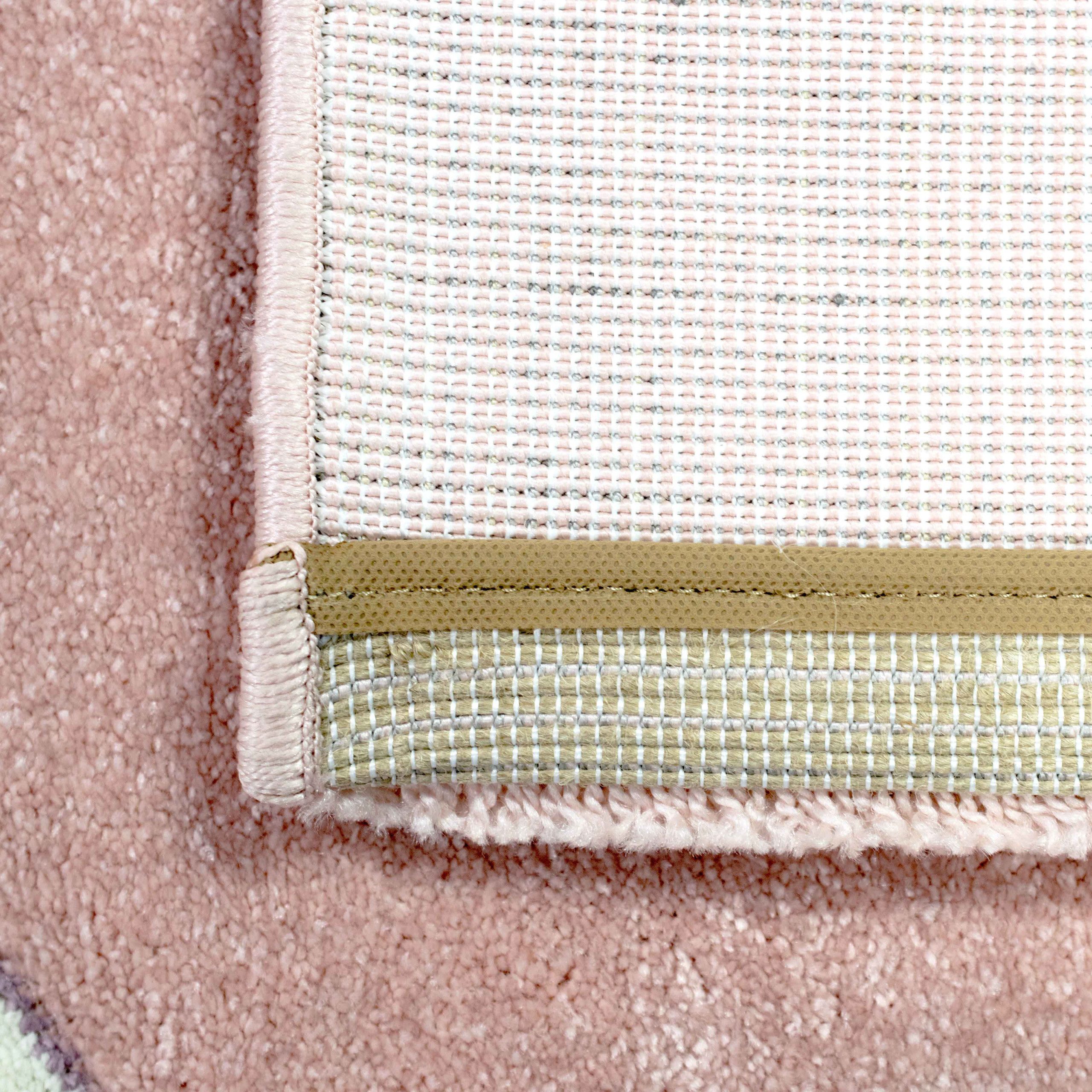Carpetia Kinderteppich Verspieltes Motivdesign, rechteckig, Höhe: 13 mm, pflegeleicht, strapazierfähig, handgearbeiteter Konturenschnitt – Bild 5 von 5