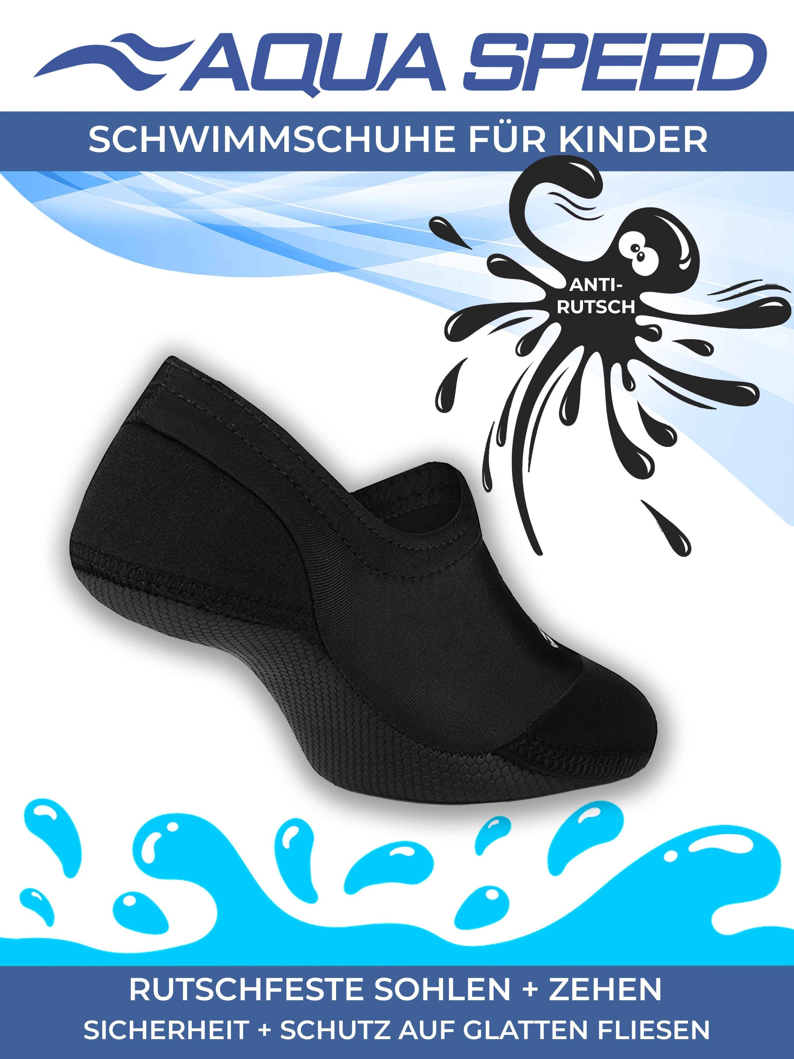Aqua Speed Neopren-Badesocken Herren 42/43 – Ideal für Tauchen & Wassersport Wasserschuh (Aqua-Socken mit Grip – stabil & wasserfest, Neopren Wassersocken Schwimmaccessoires) Perfekter Halt & atmungsaktiv – für Pool & Meer