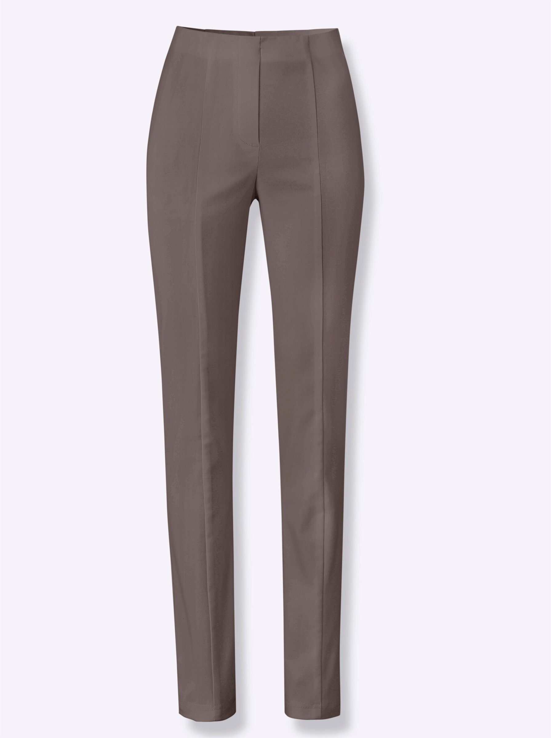 WITT WEIDEN Jerseyhose Innenbeinlänge ca. 77 cm dunkeltaupe