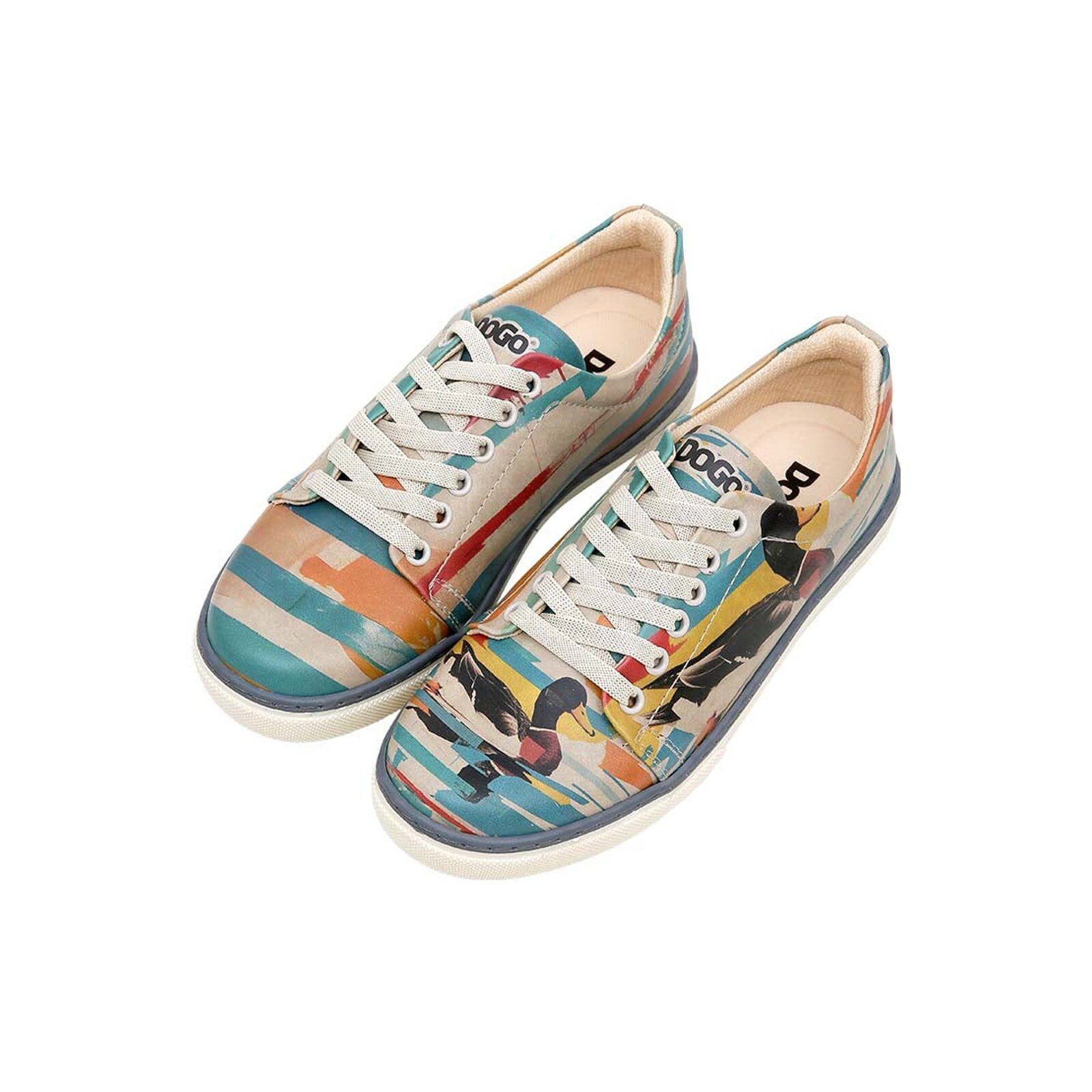 DOGO Classic Schnürsneaker Goose Bumps Damen Sneaker Sneaker Handgefertigt