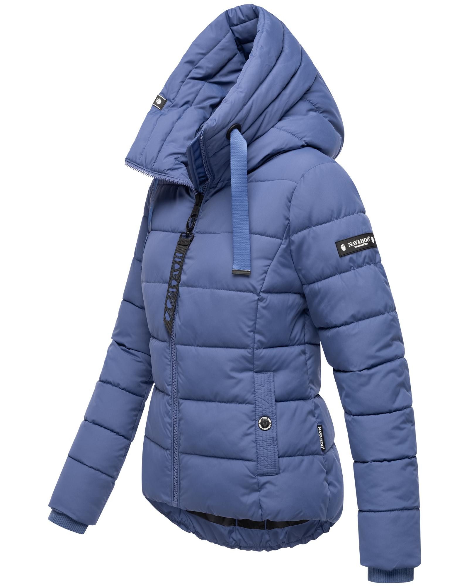 Navahoo Steppjacke Amayaa stylische Damen Winterjacke mit coolen Applikatio günstig online kaufen