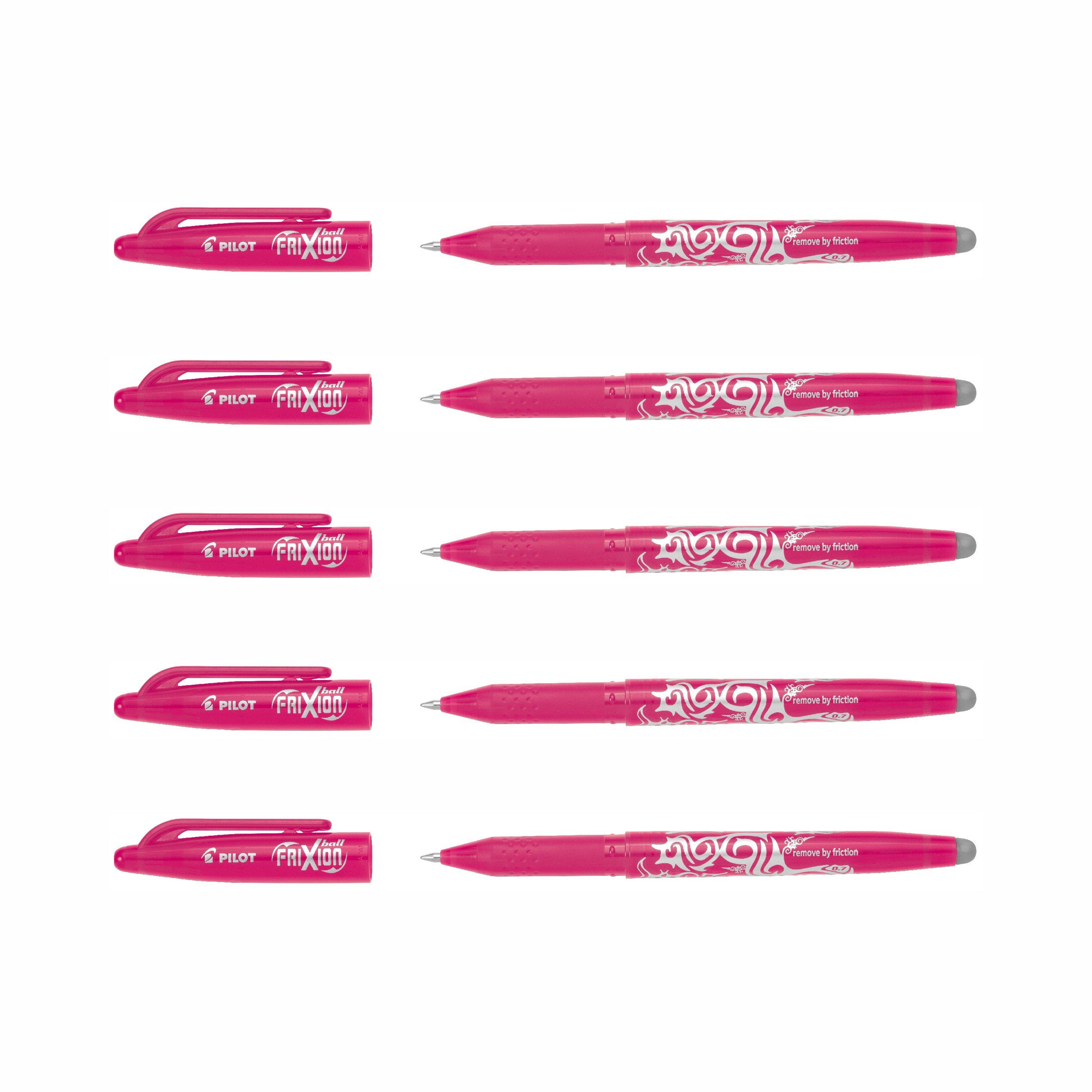Pilot Pen Tintenroller Frixion Ball 0.7 - 5er-Set, (5-tlg)