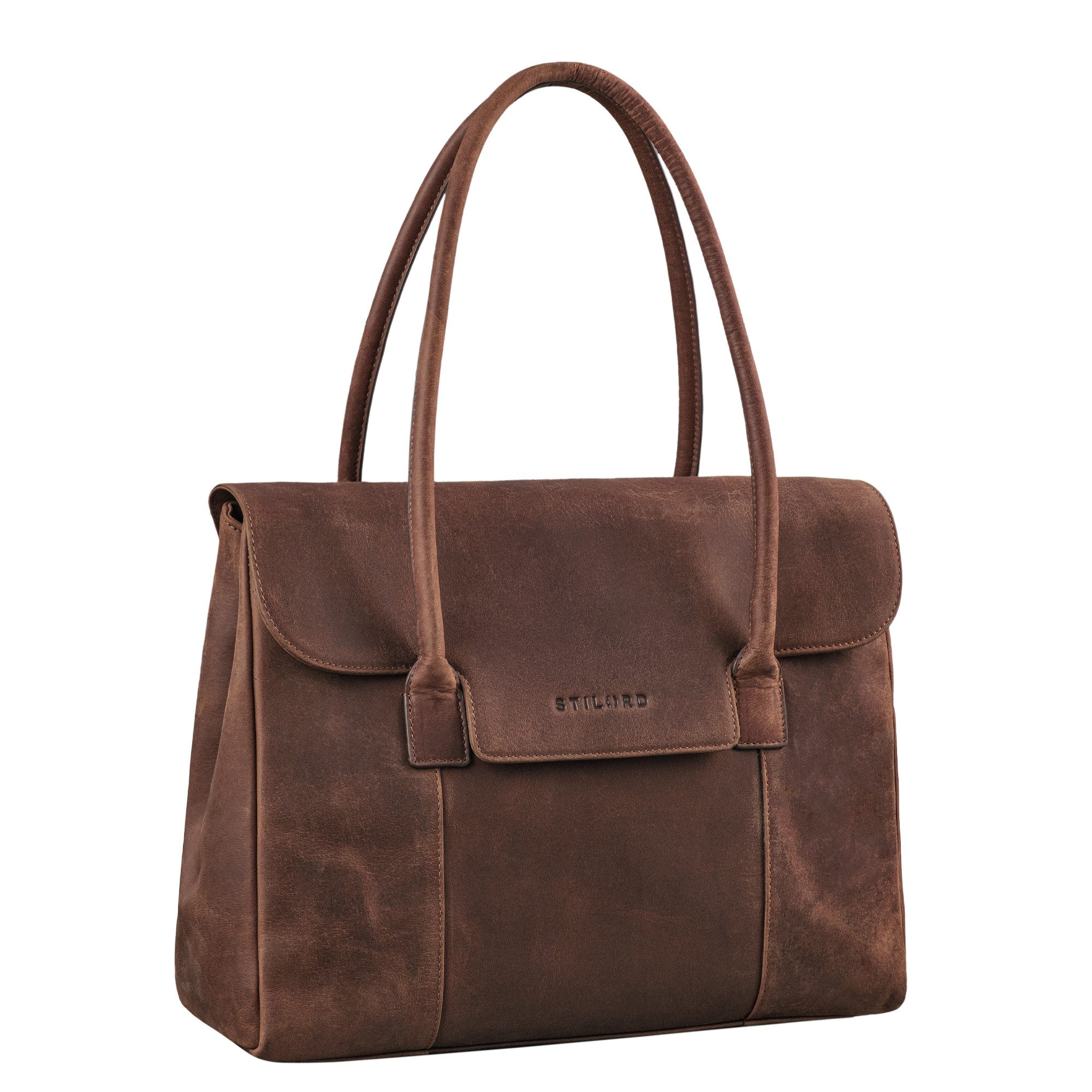 STILORD Handtasche "Carrie" Handtasche Shopper Damen Leder